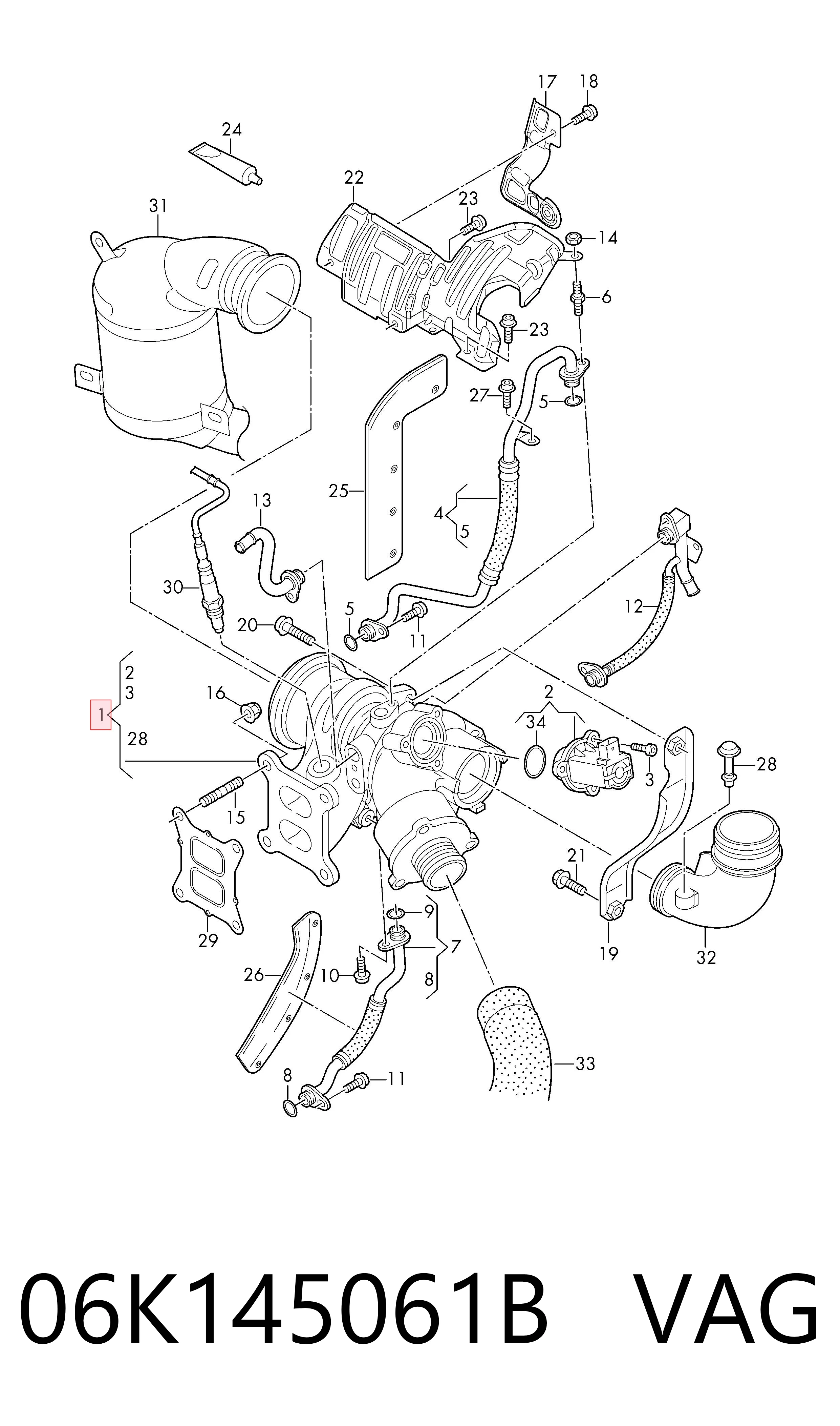Turbina Volkswagen Tiguan Allspace 