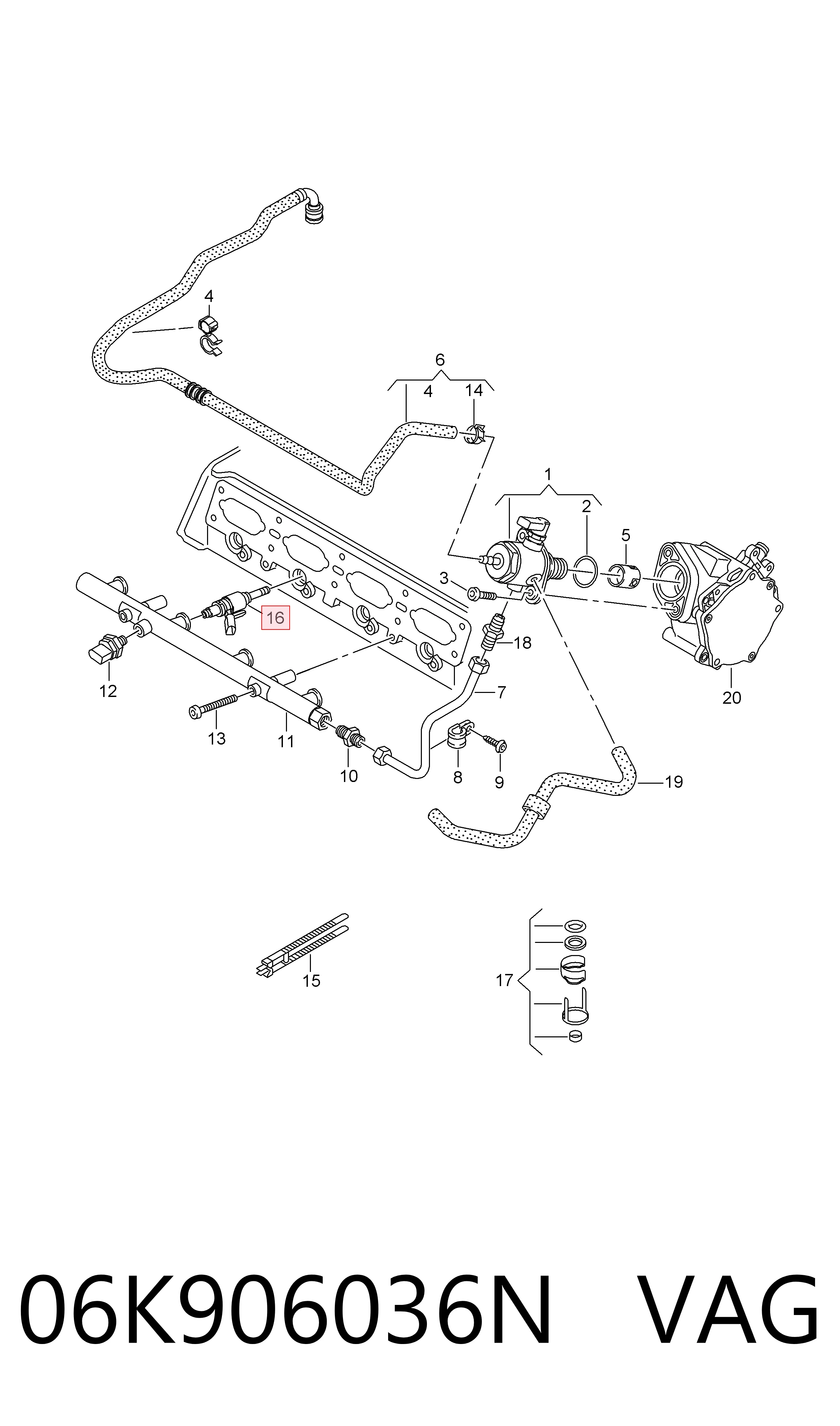 Wtryskiwacz paliwa VAG 06K906036N cena, od 90,93 USD