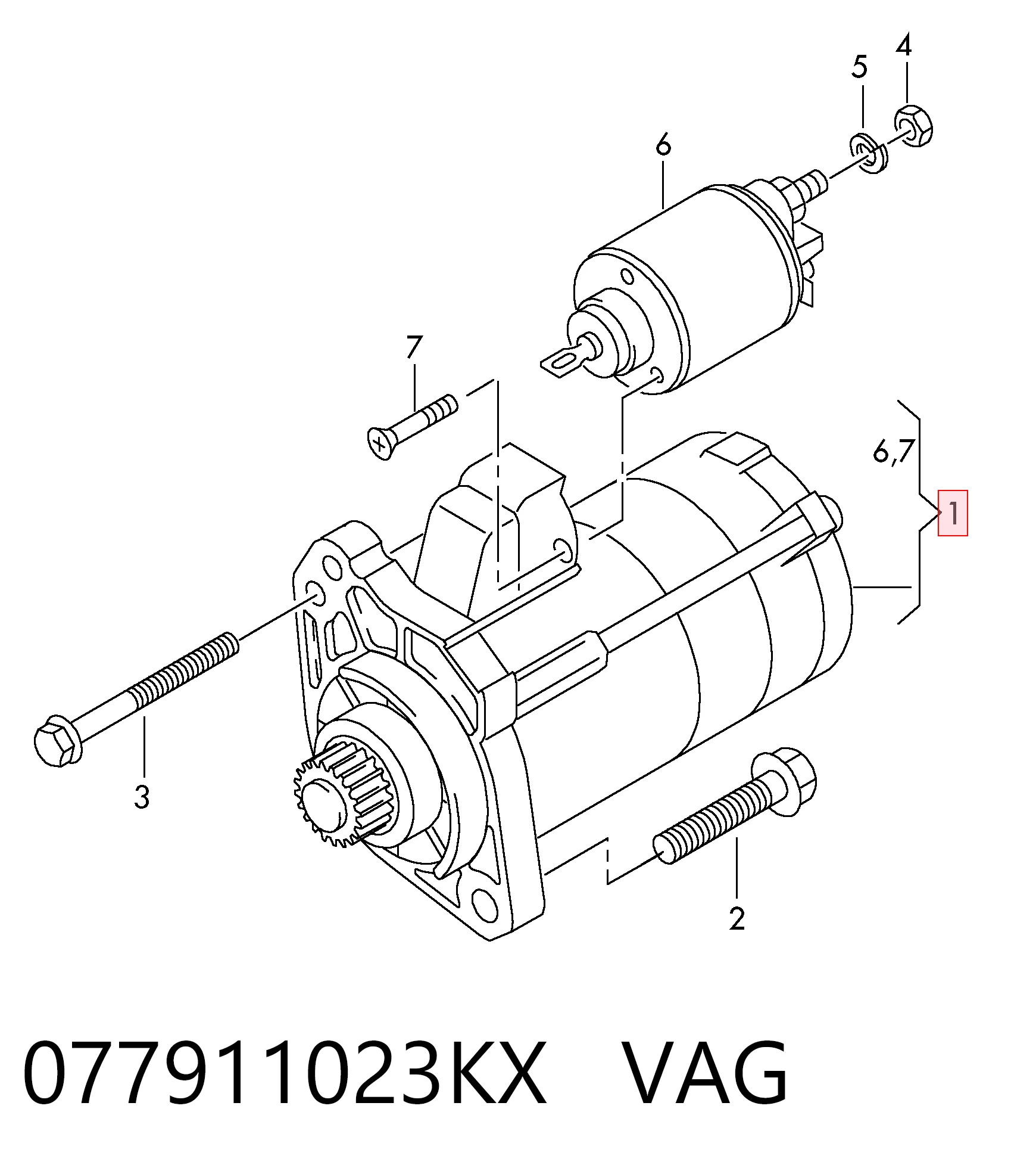 077911023KX VAG