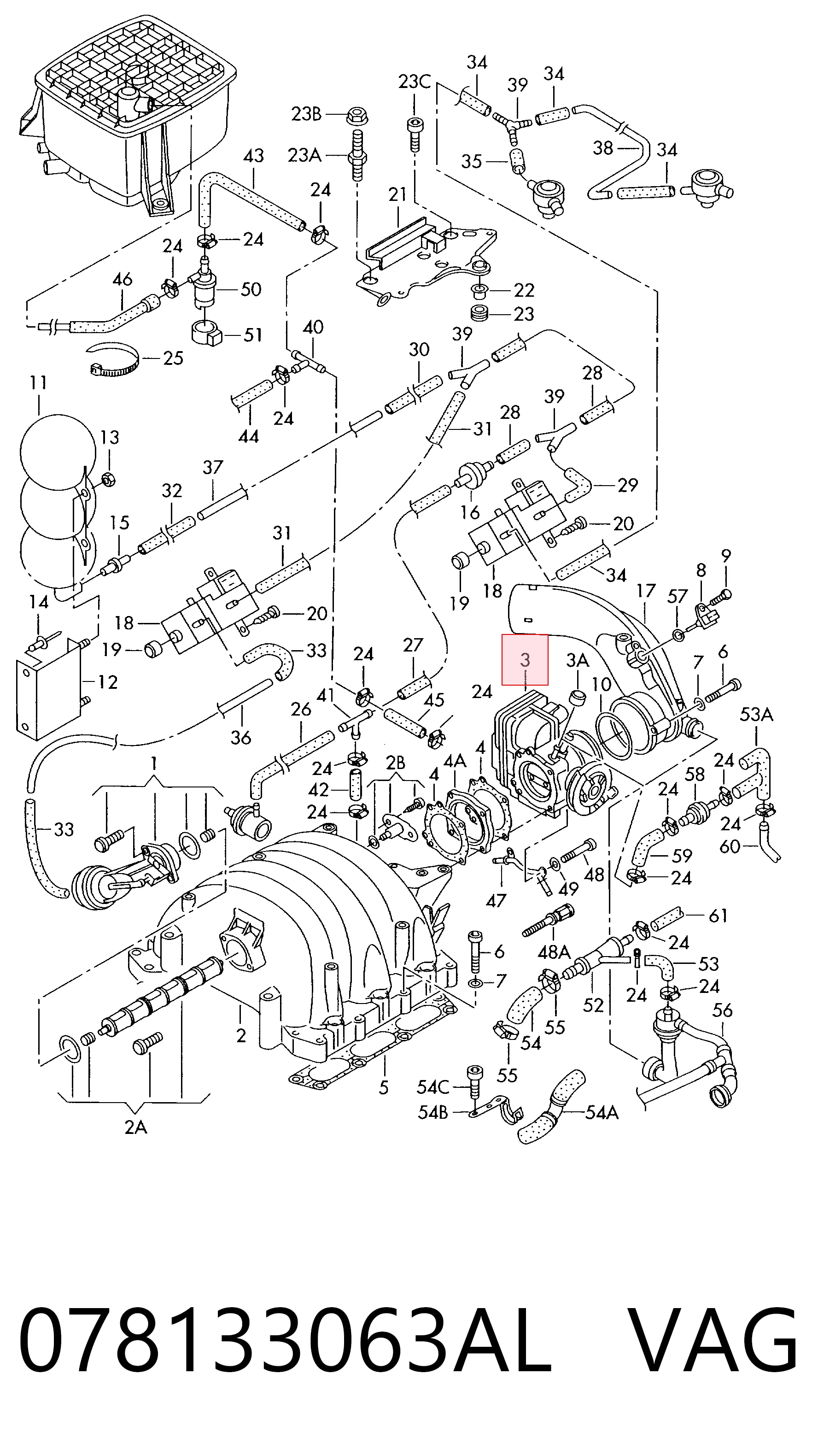 413159A1 Case Przepustnica, komplet