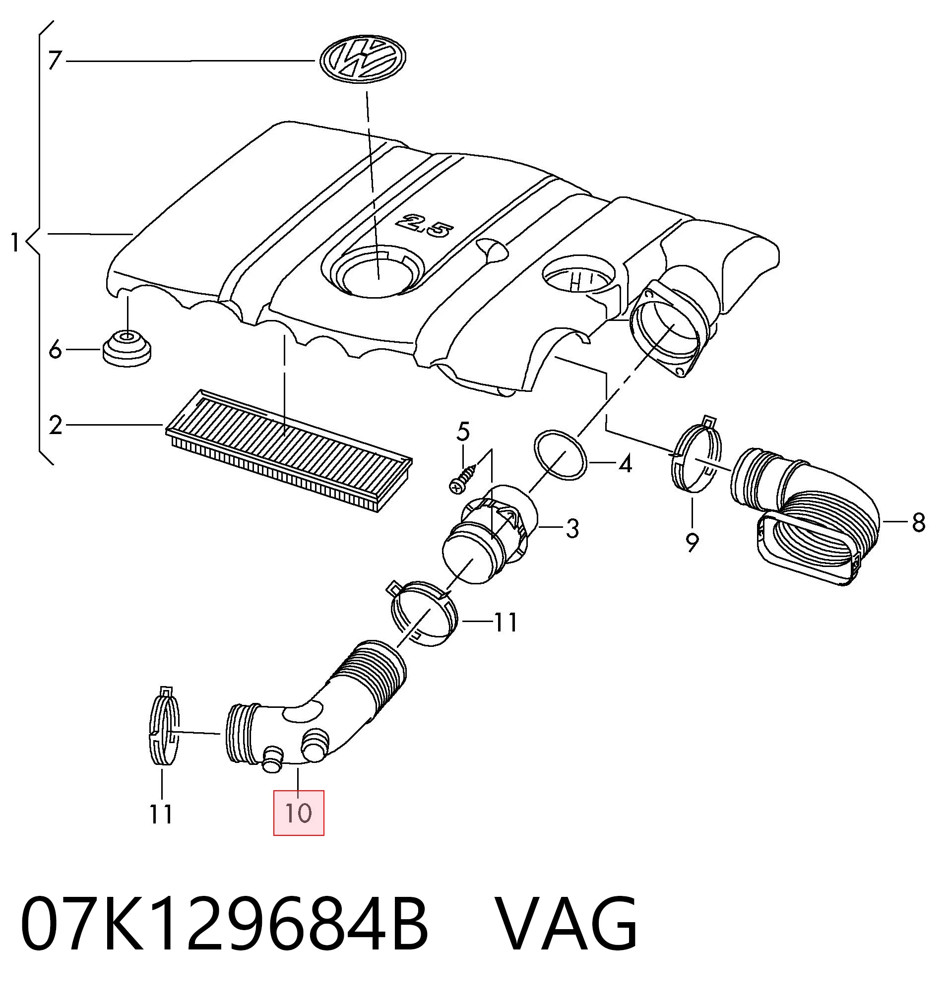 07K129684B VAG