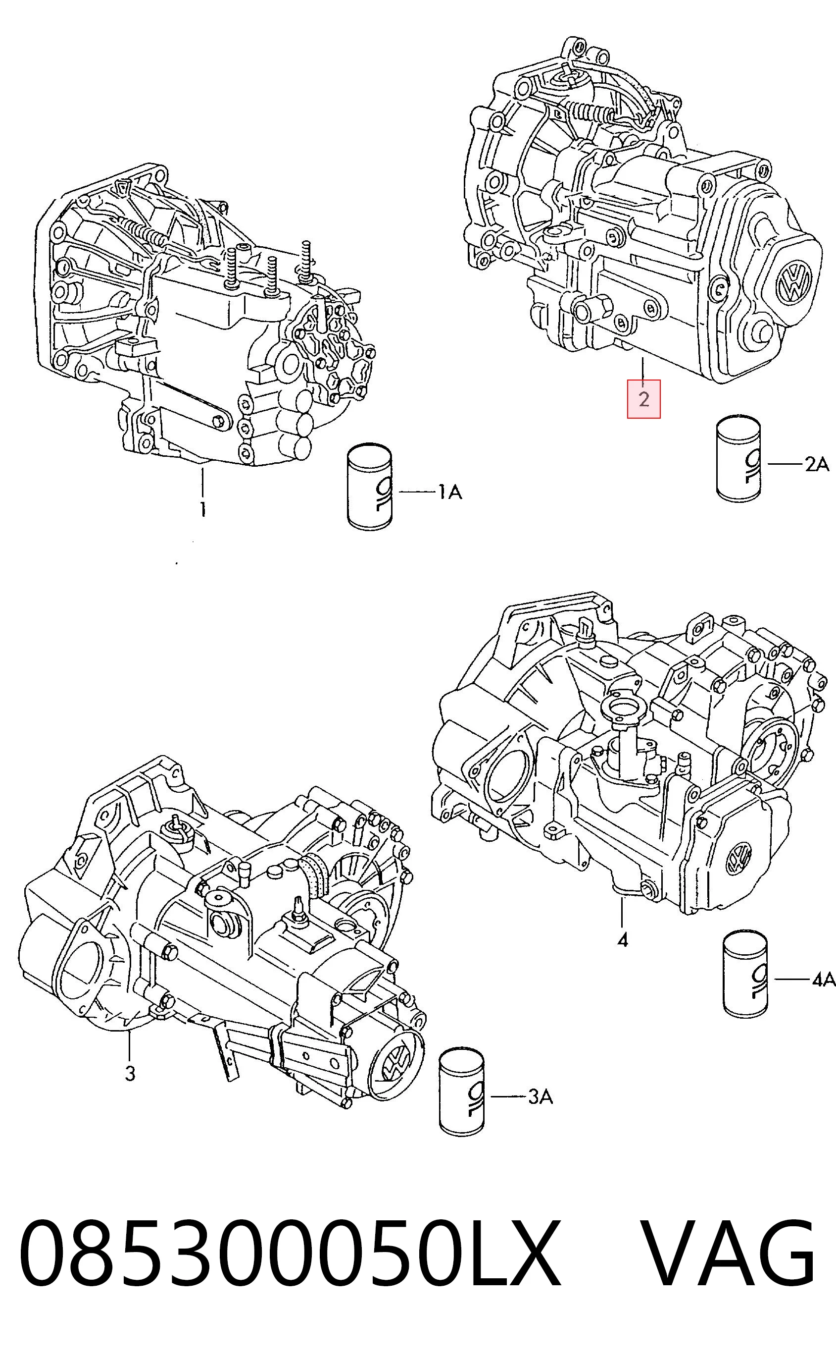 Mechaniczna skrzynia biegów w komplecie do Volkswagen Polo III 6N1