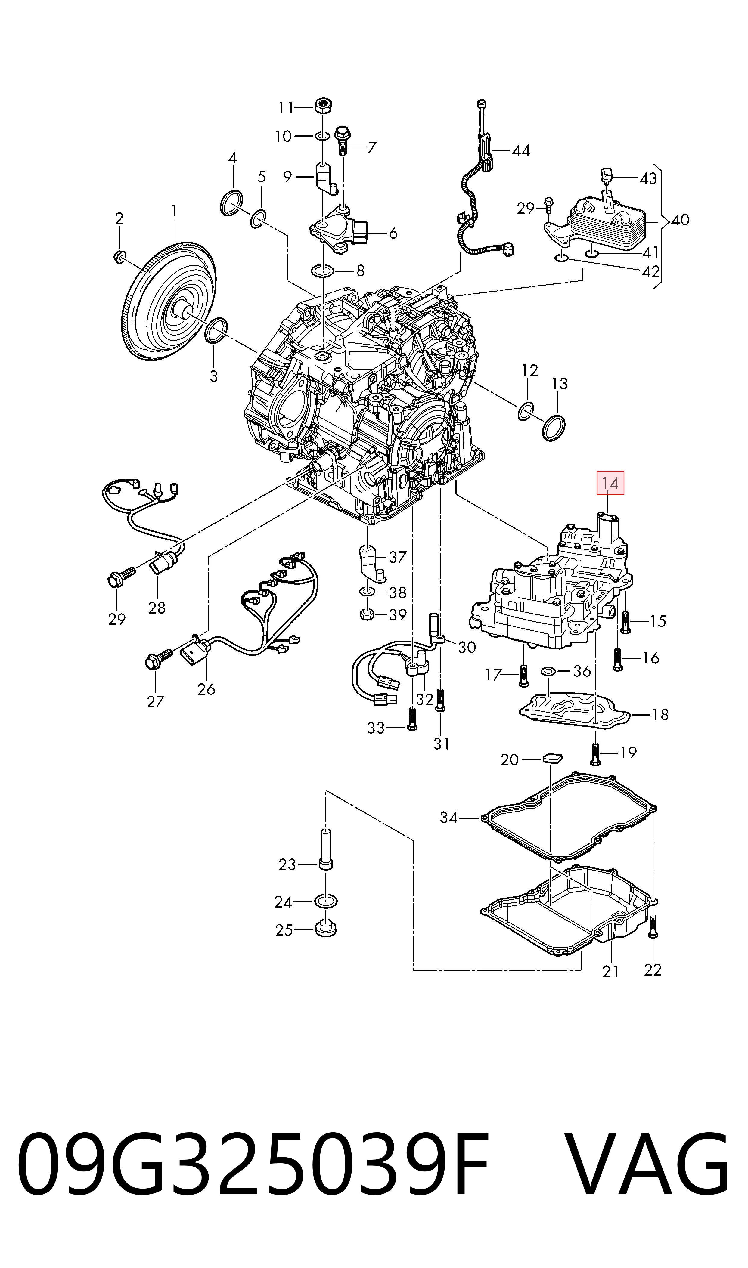 Solenoid automatycznej skrzyni biegów do Volkswagen Jetta 162, 163, AV3, AV2, AY2, AY3