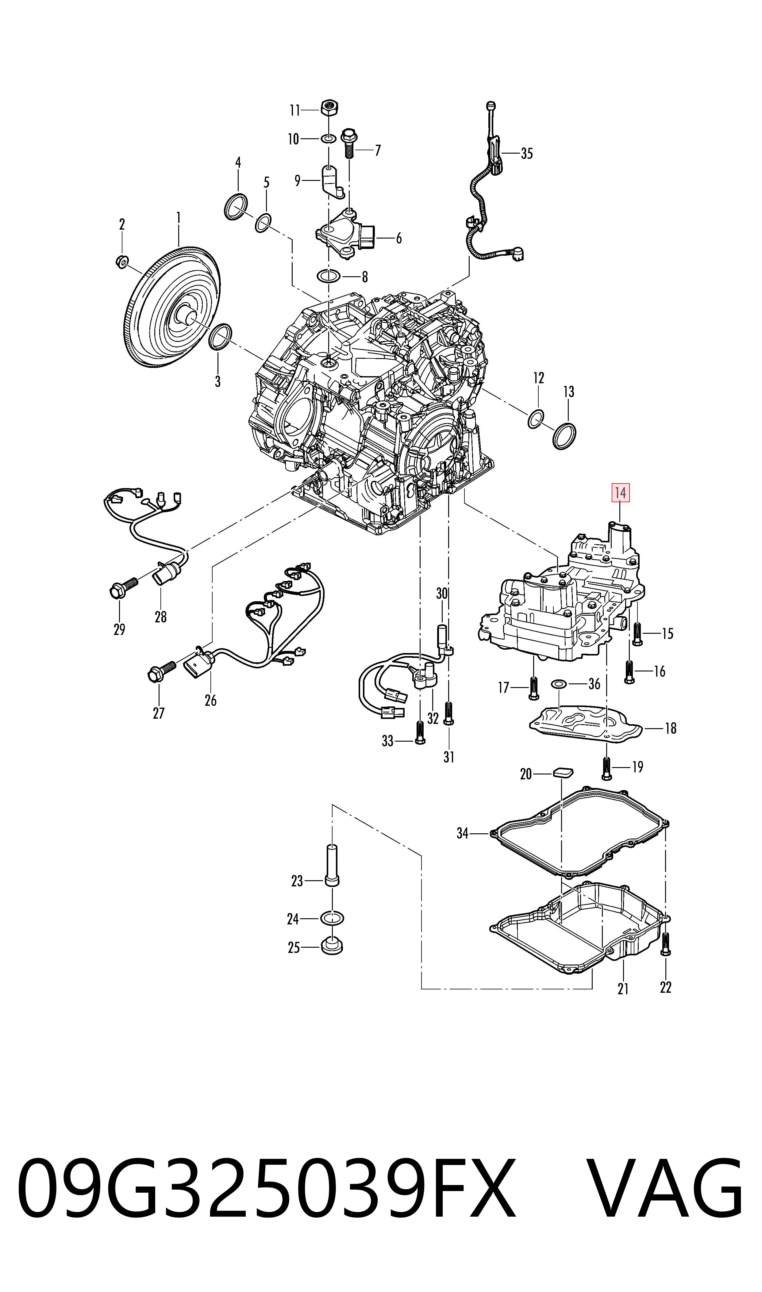 Solenoid automatycznej skrzyni biegów Volkswagen Jetta VI sedana (162, 163, AV3, AV2, AY2, AY3) (2011 - 2019) cena, od 1162,46 USD