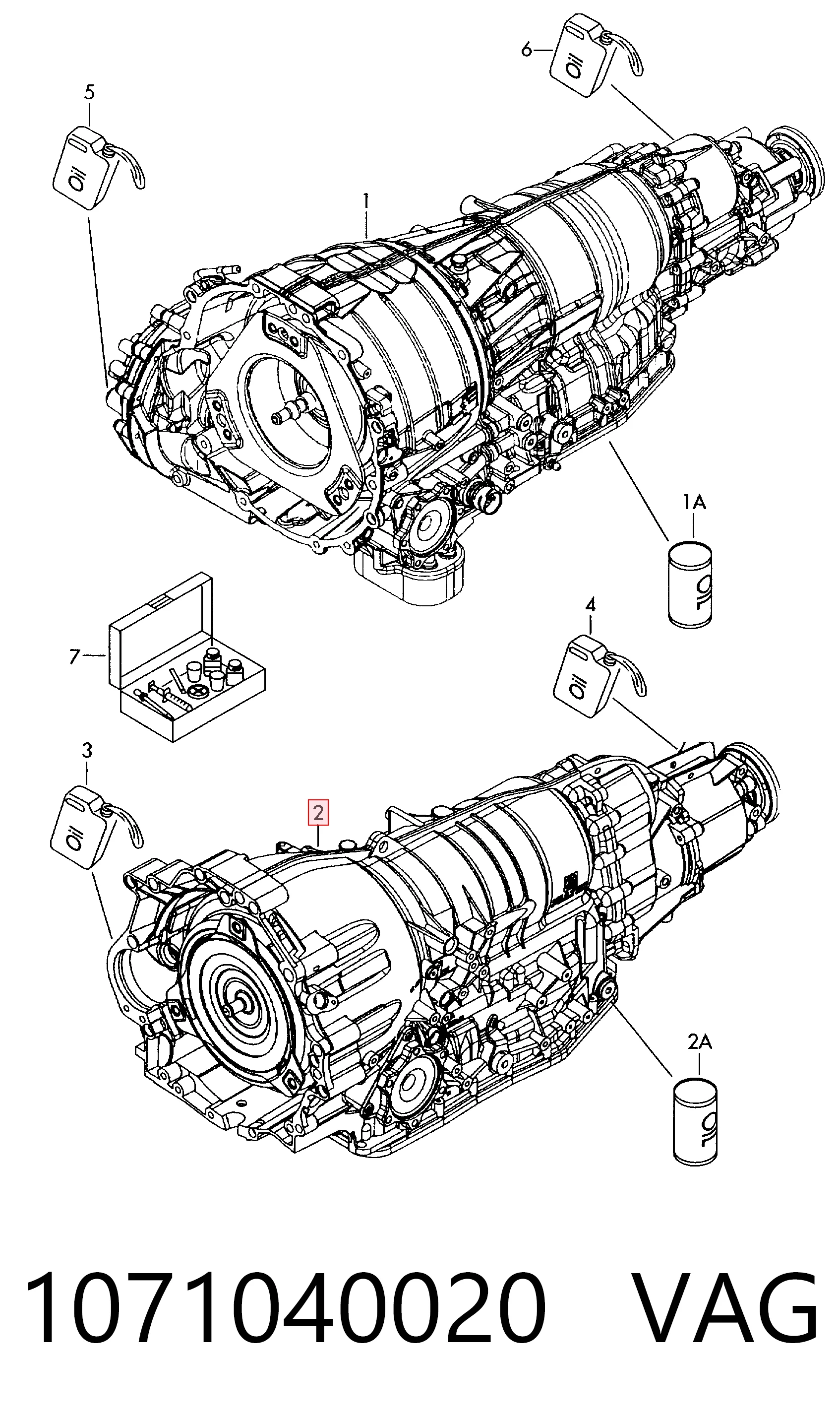 Automatyczna skrzynia biegów, kompletna do Audi A6 C6 4F2