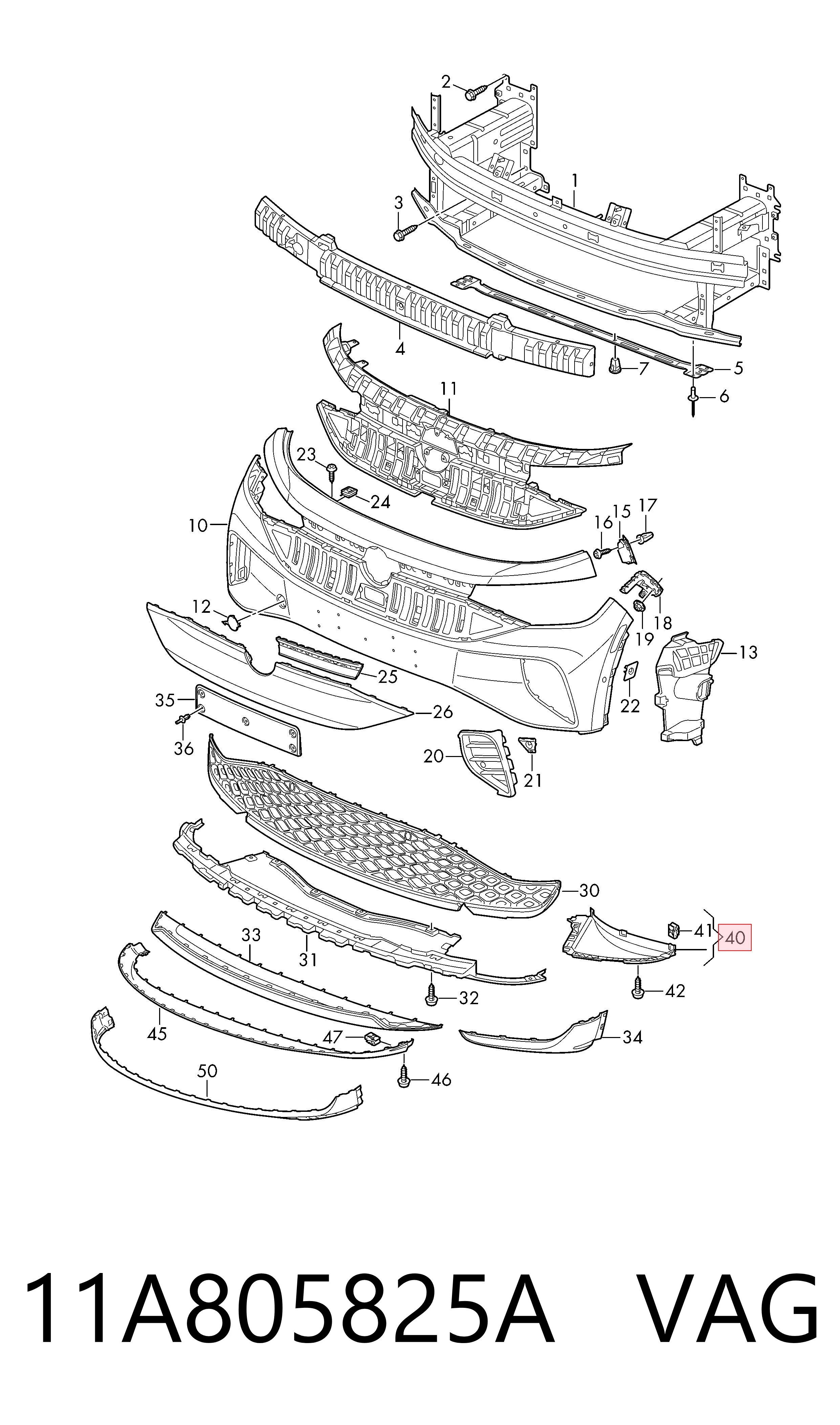 11A805825A VAG