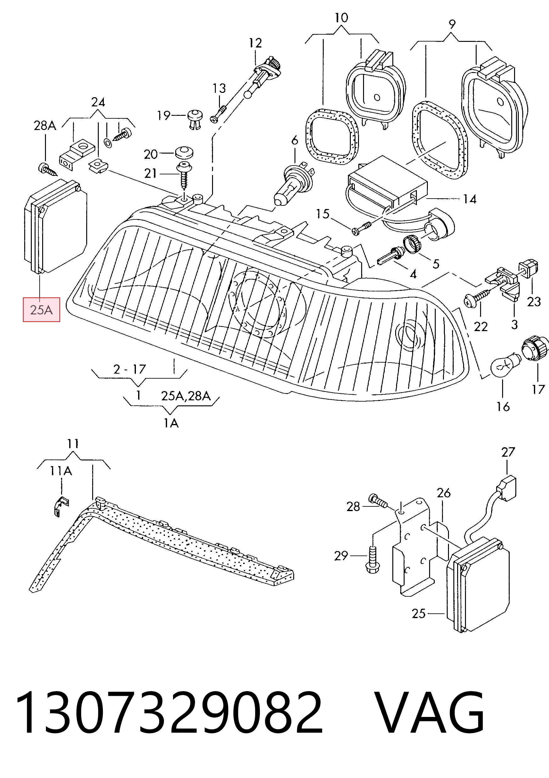 Ksenon, sterownik Magneti Marelli LRA980