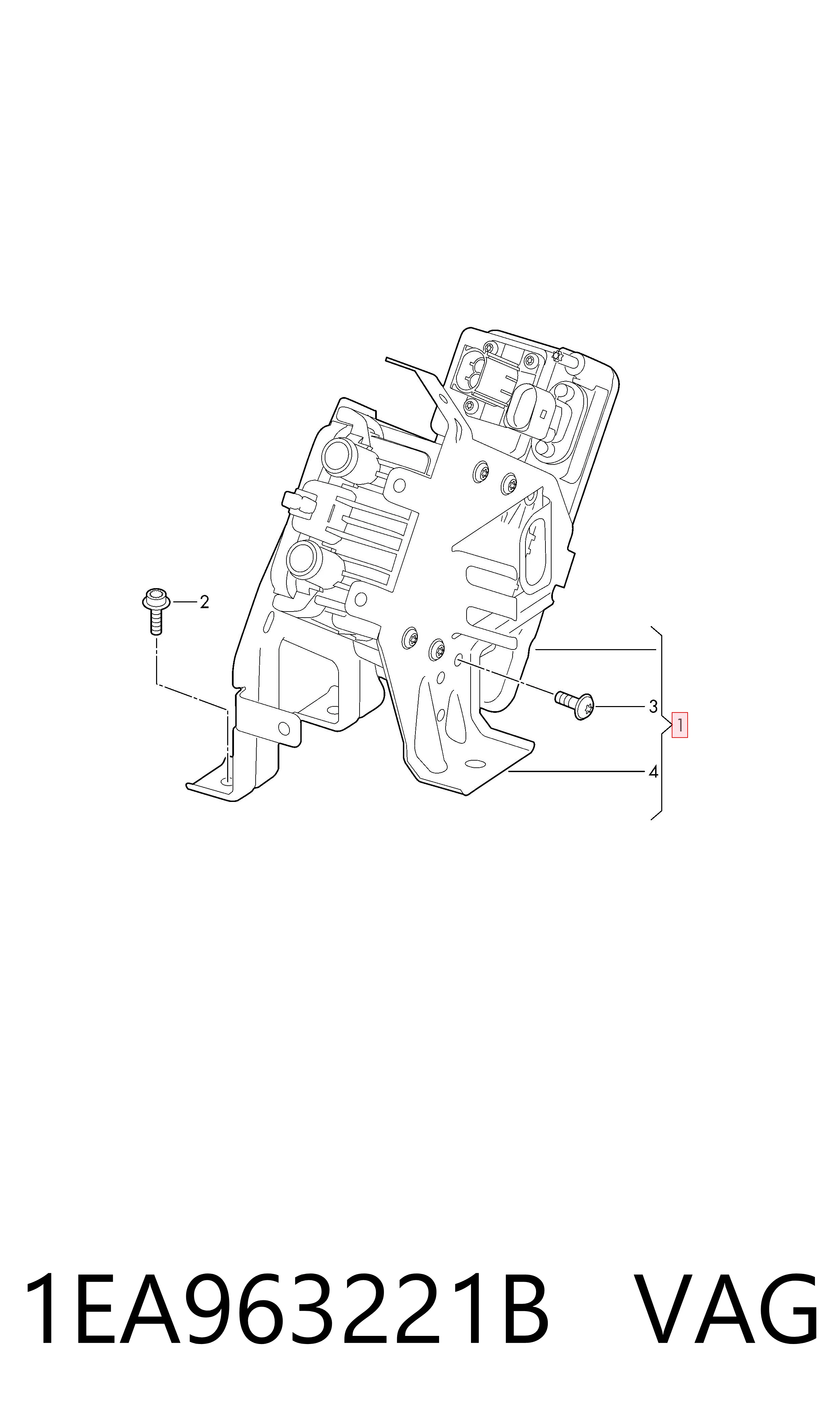 1EA963221B VAG Podgrzewacz elektryczny płynu chłodzącego