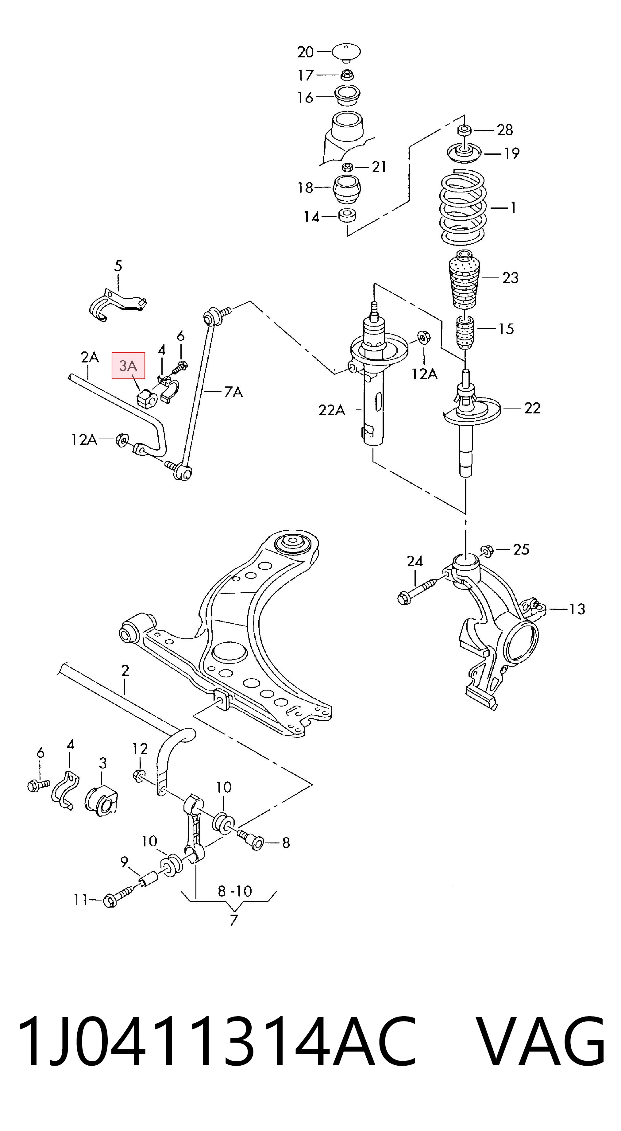 1J0411314AC VAG
