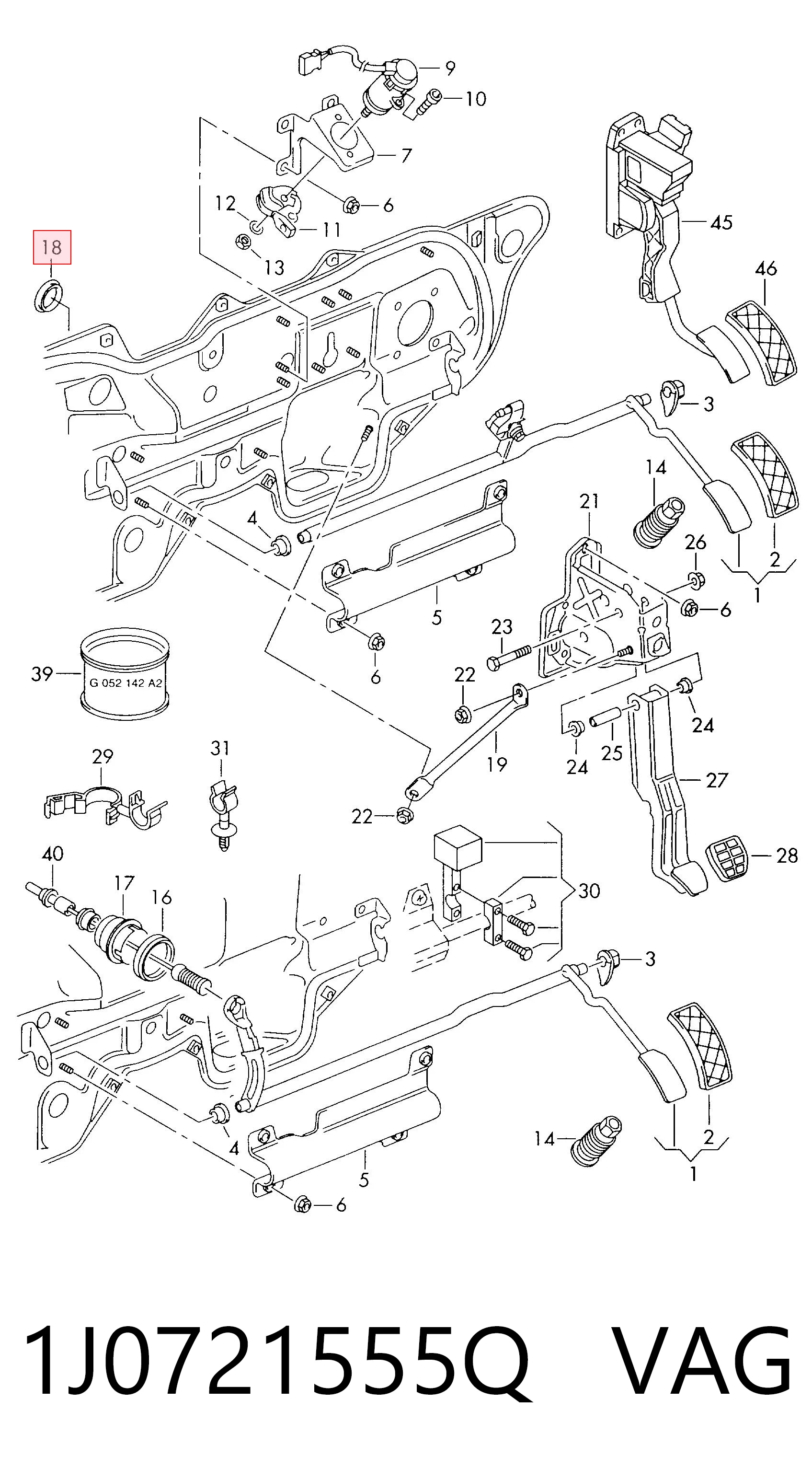 Do koszyka Linka gazu Audi A3  8L1