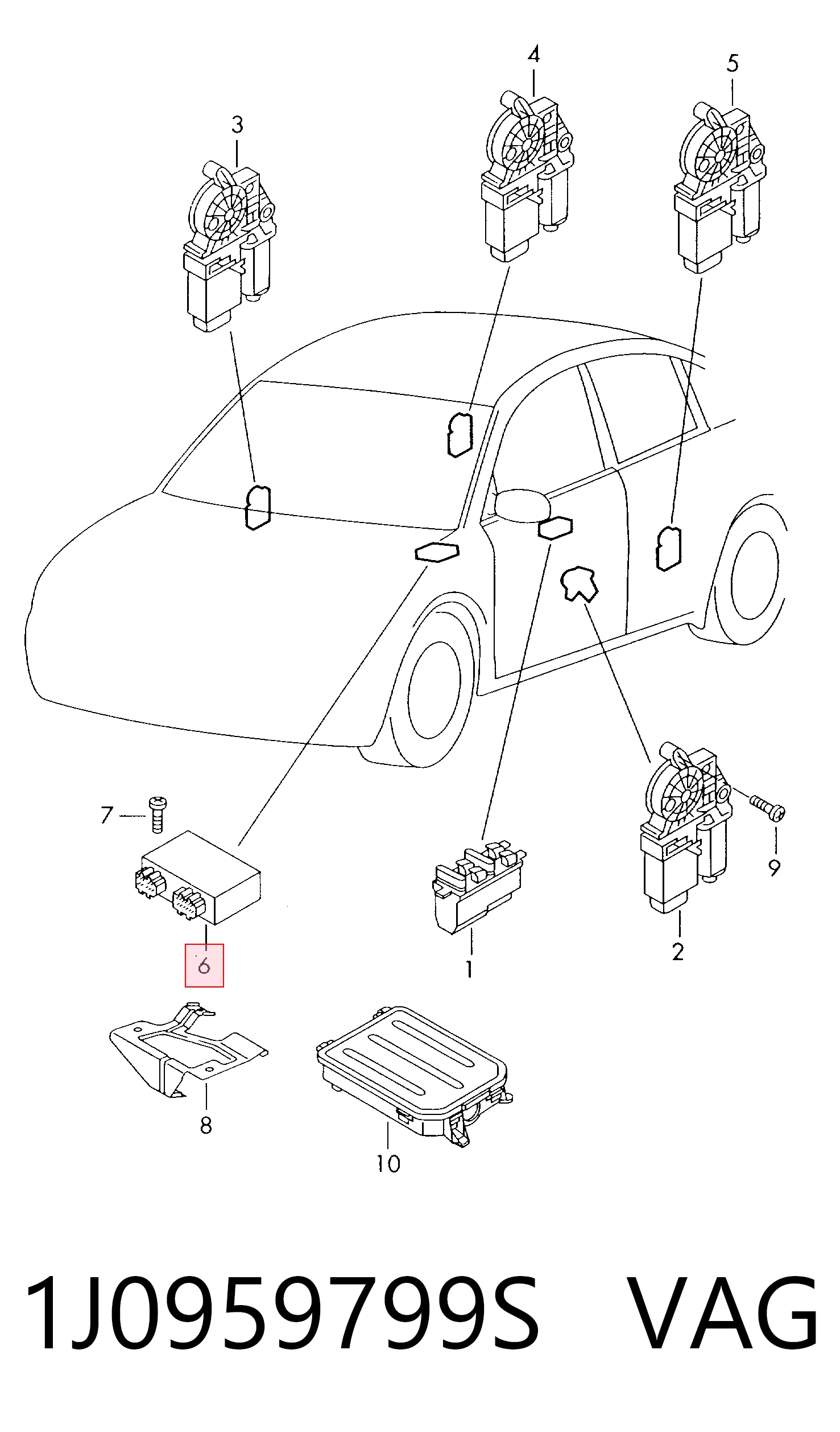 Blok komfortu do Seat Leon I 1M1