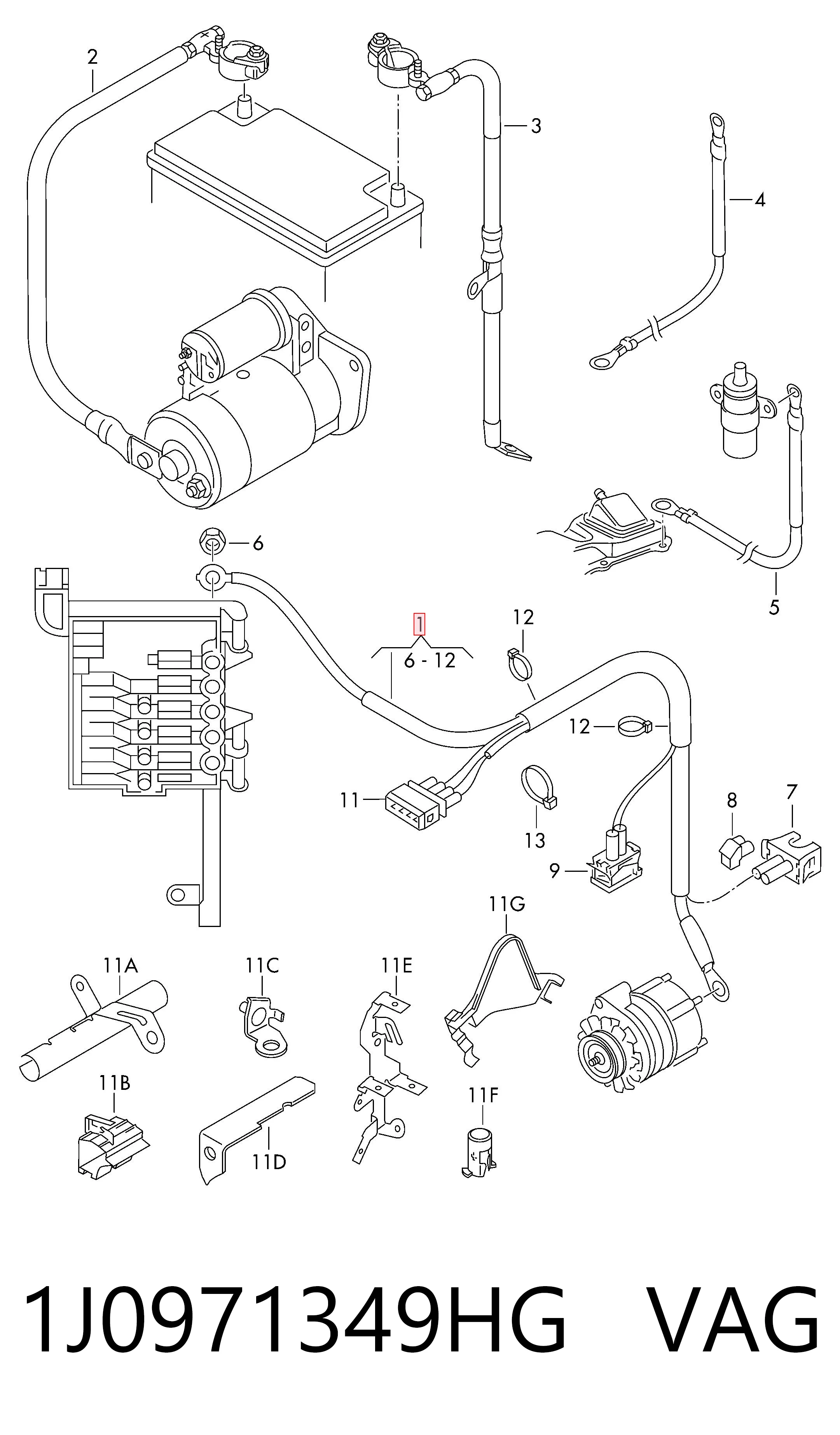  VAG 1J0971349HG cena, od 115,70 USD
