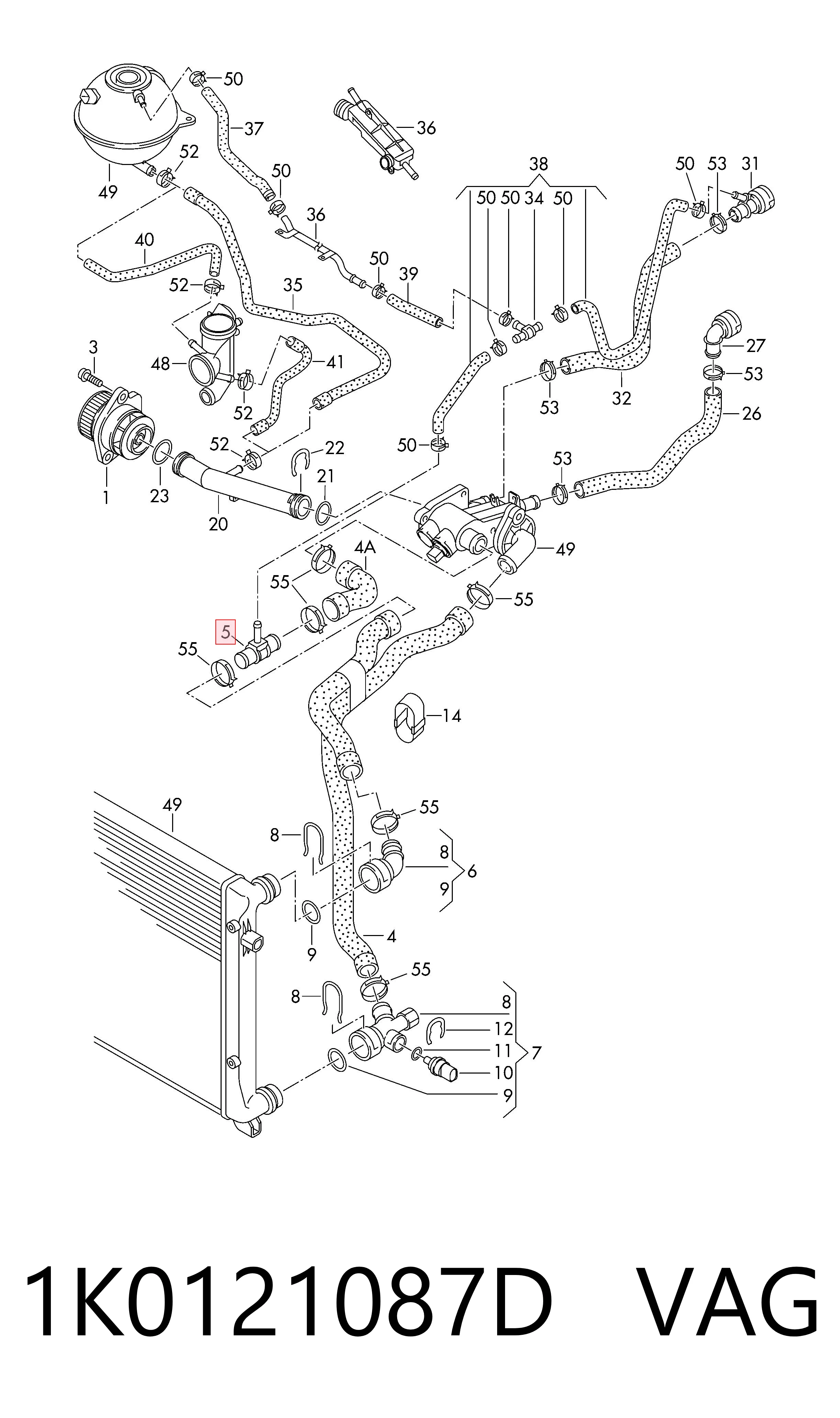 1K0121087D VAG