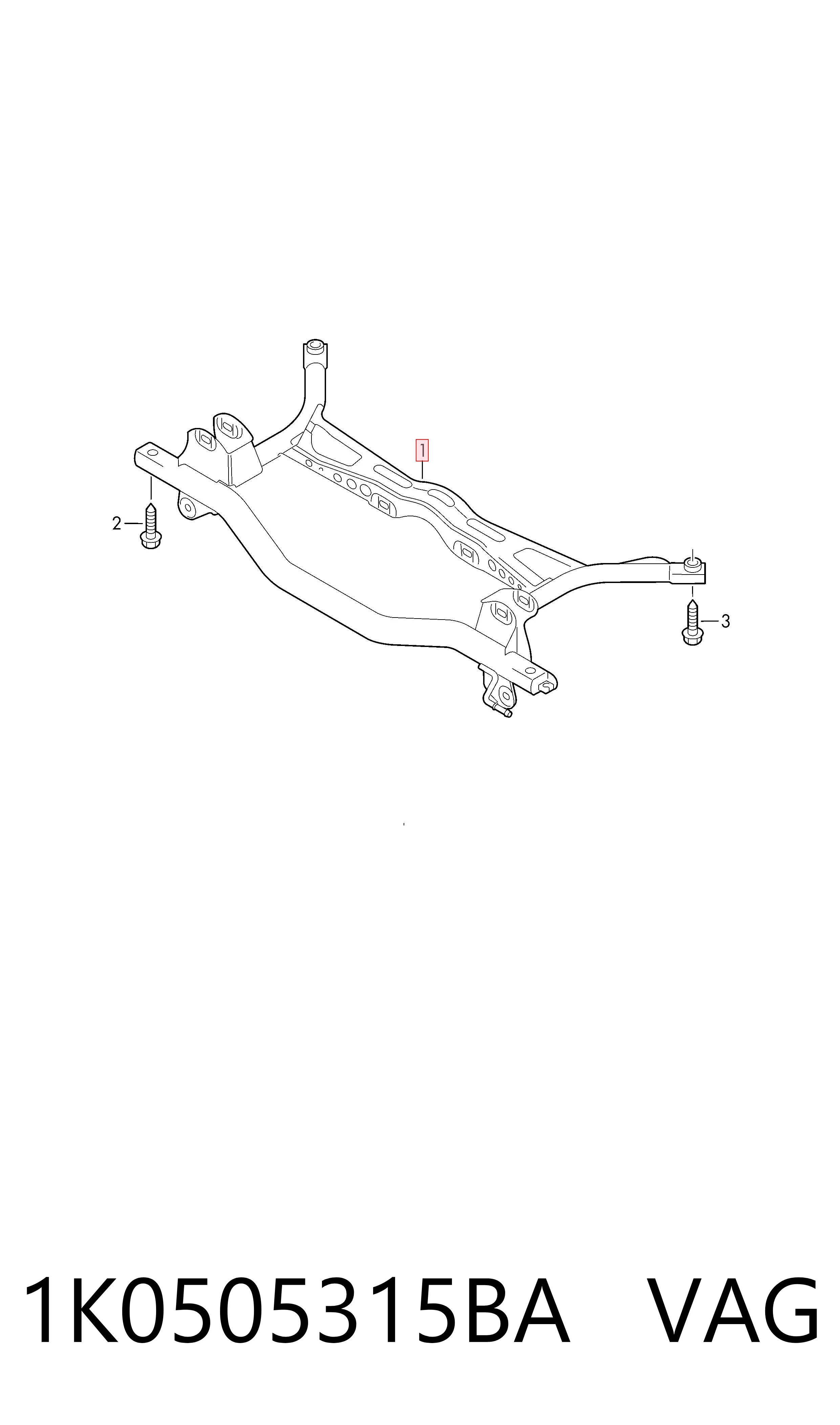 Korpus osi tylnej Volkswagen Golf IV hatchback (1J1) (1997 - 2008) cena, od 226,13 USD