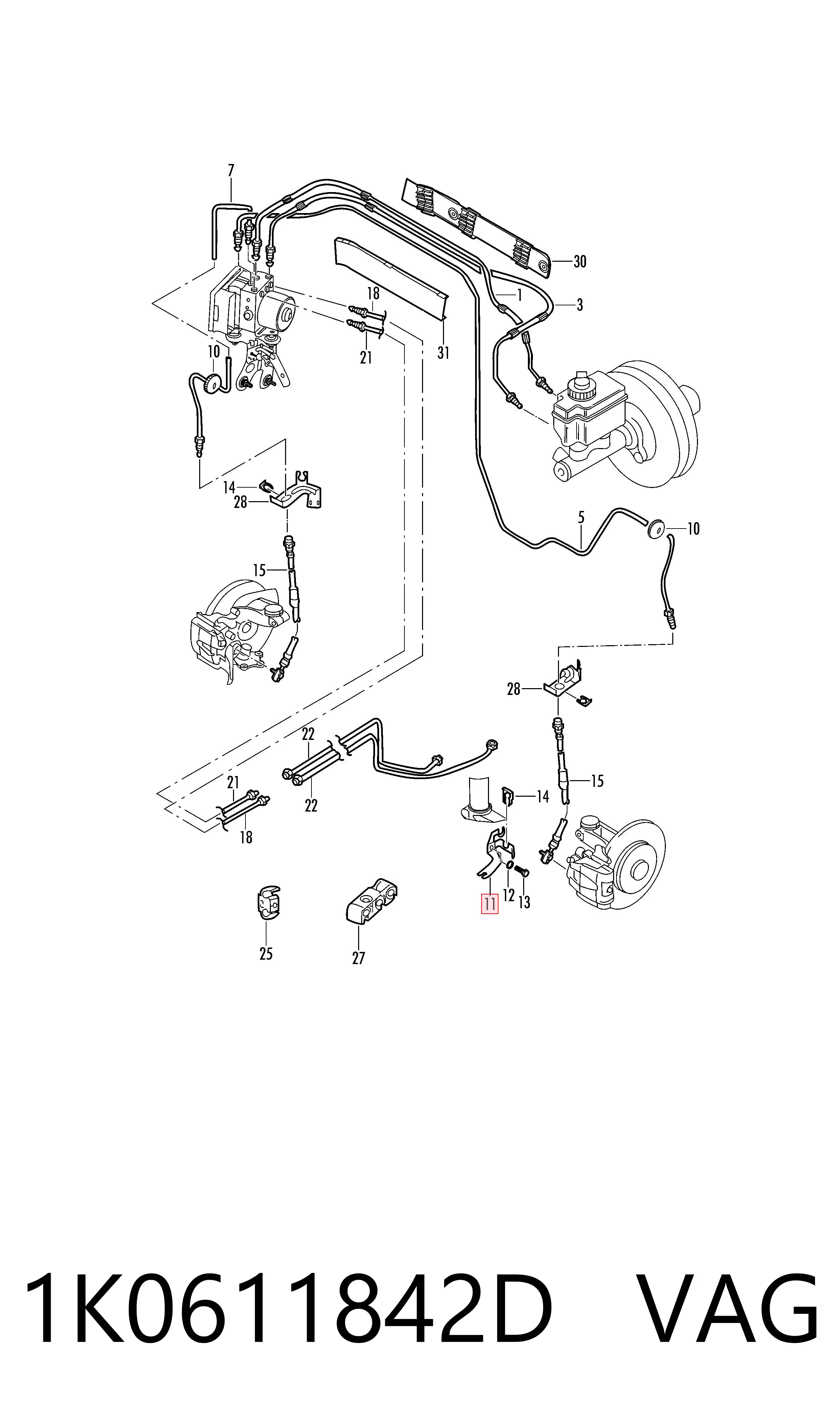 1K0611842D VAG 