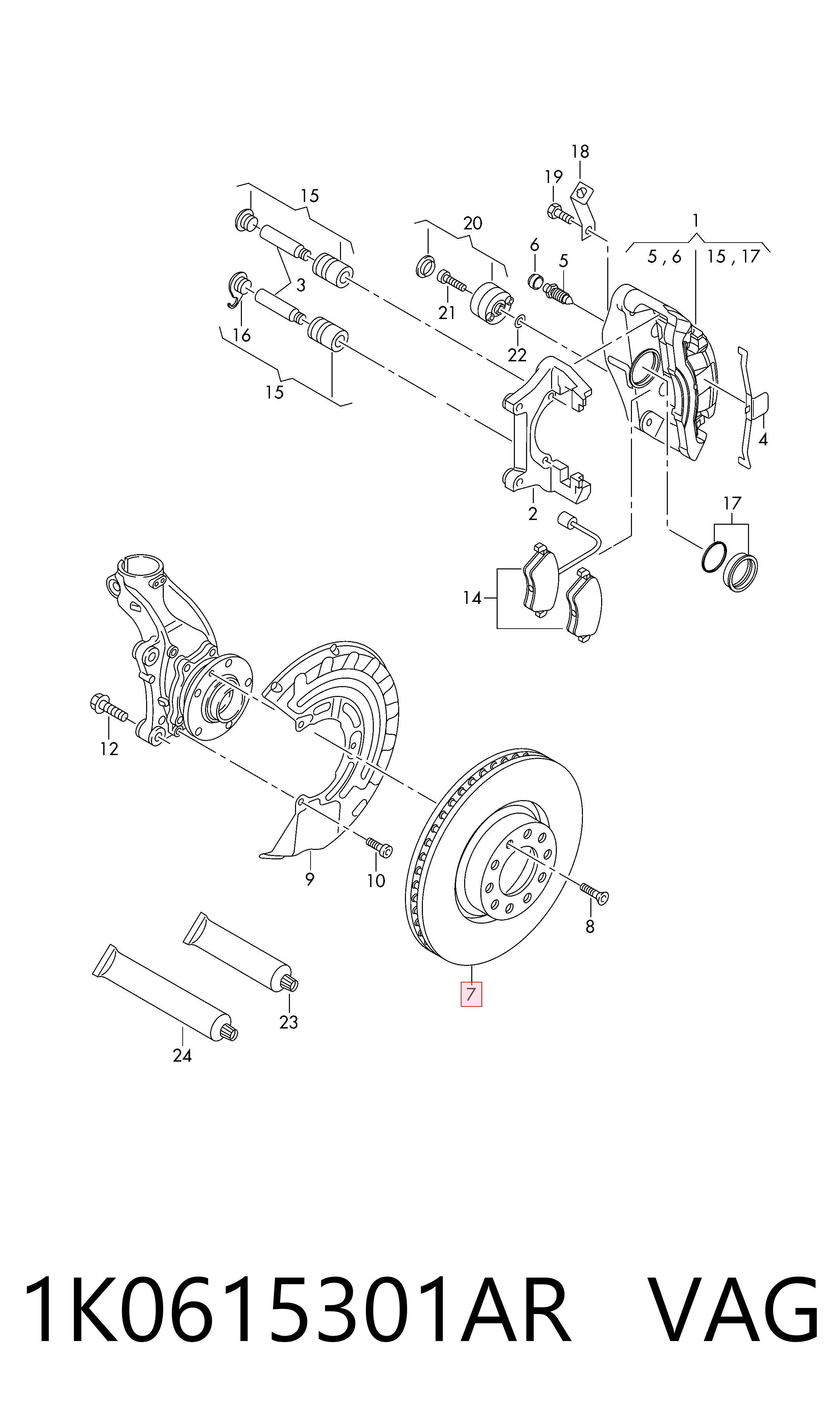 1K0615301AR VAG
