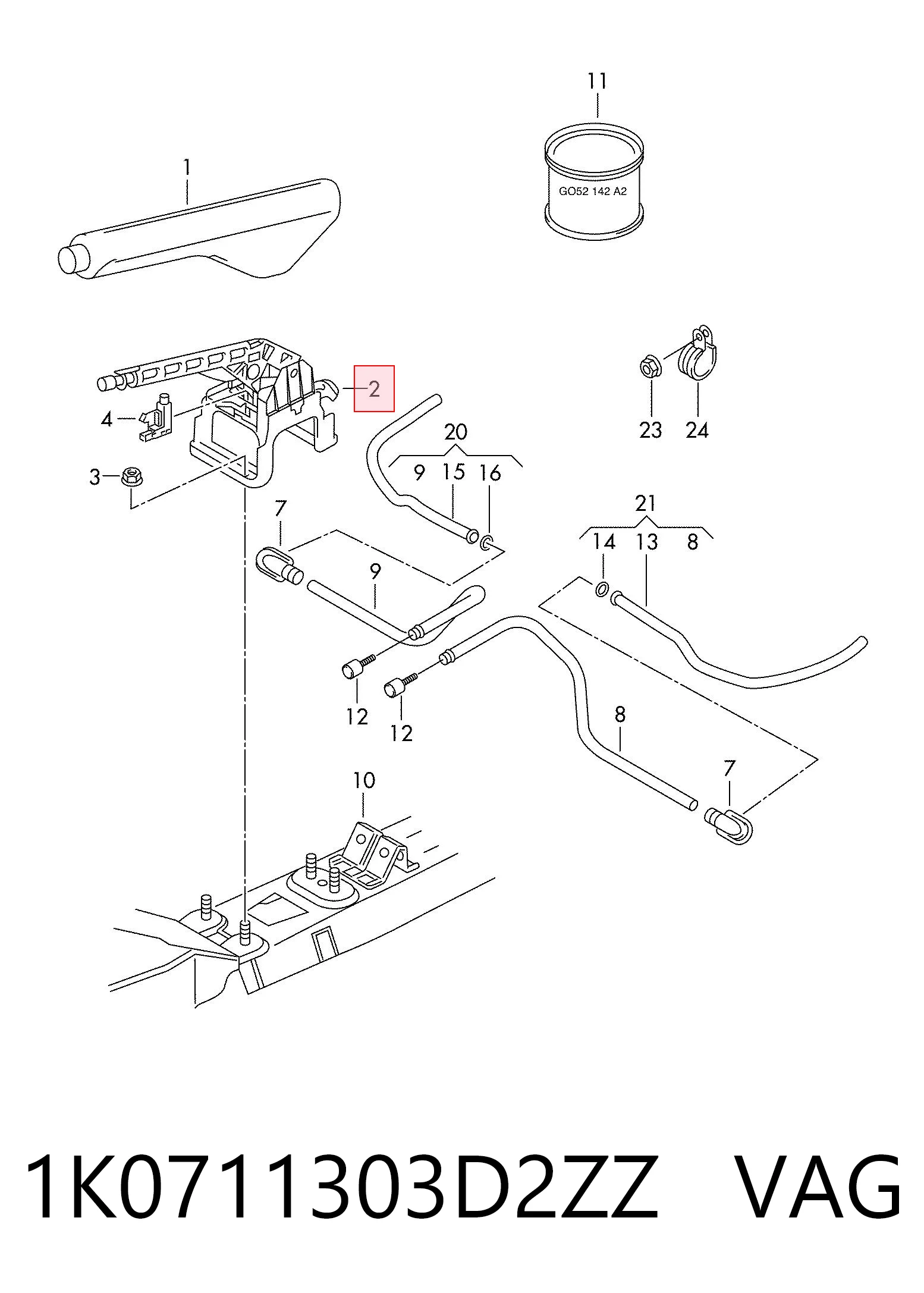 1K0711303D2ZZ VAG