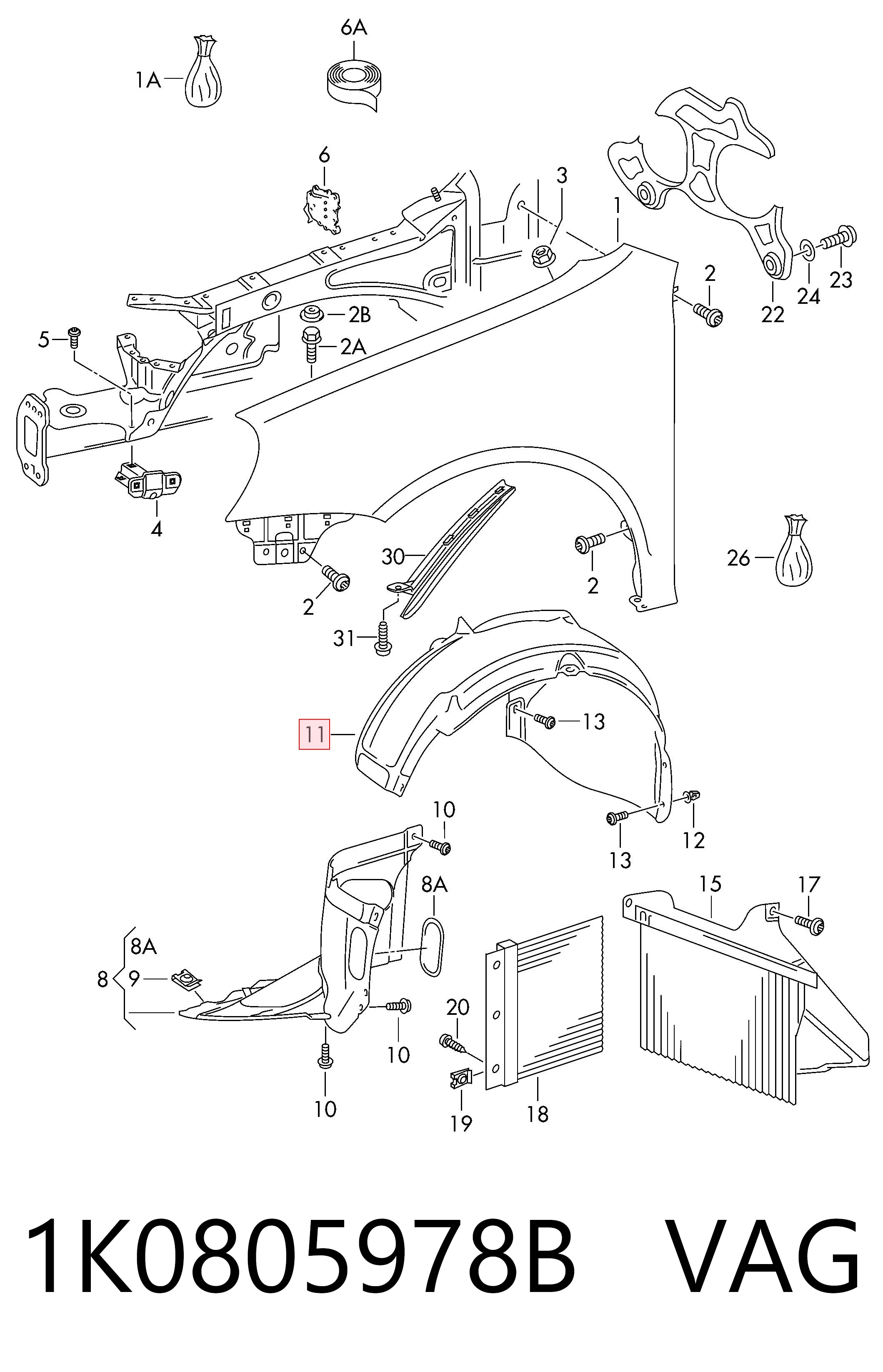 1K0805978B VAG