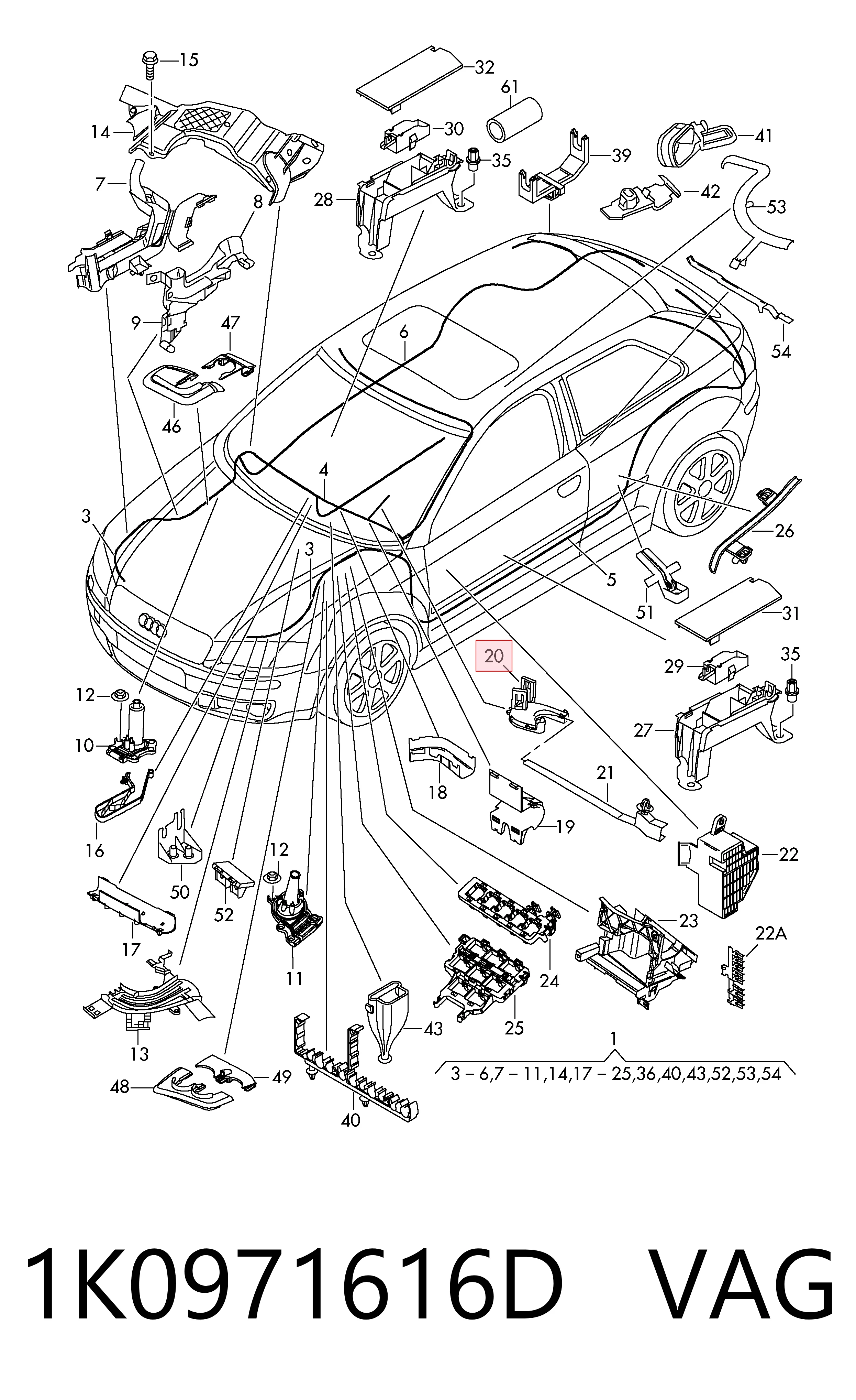 Kolumna (wał) kierownicza (kierownicy) do Volkswagen Jetta V 1K2