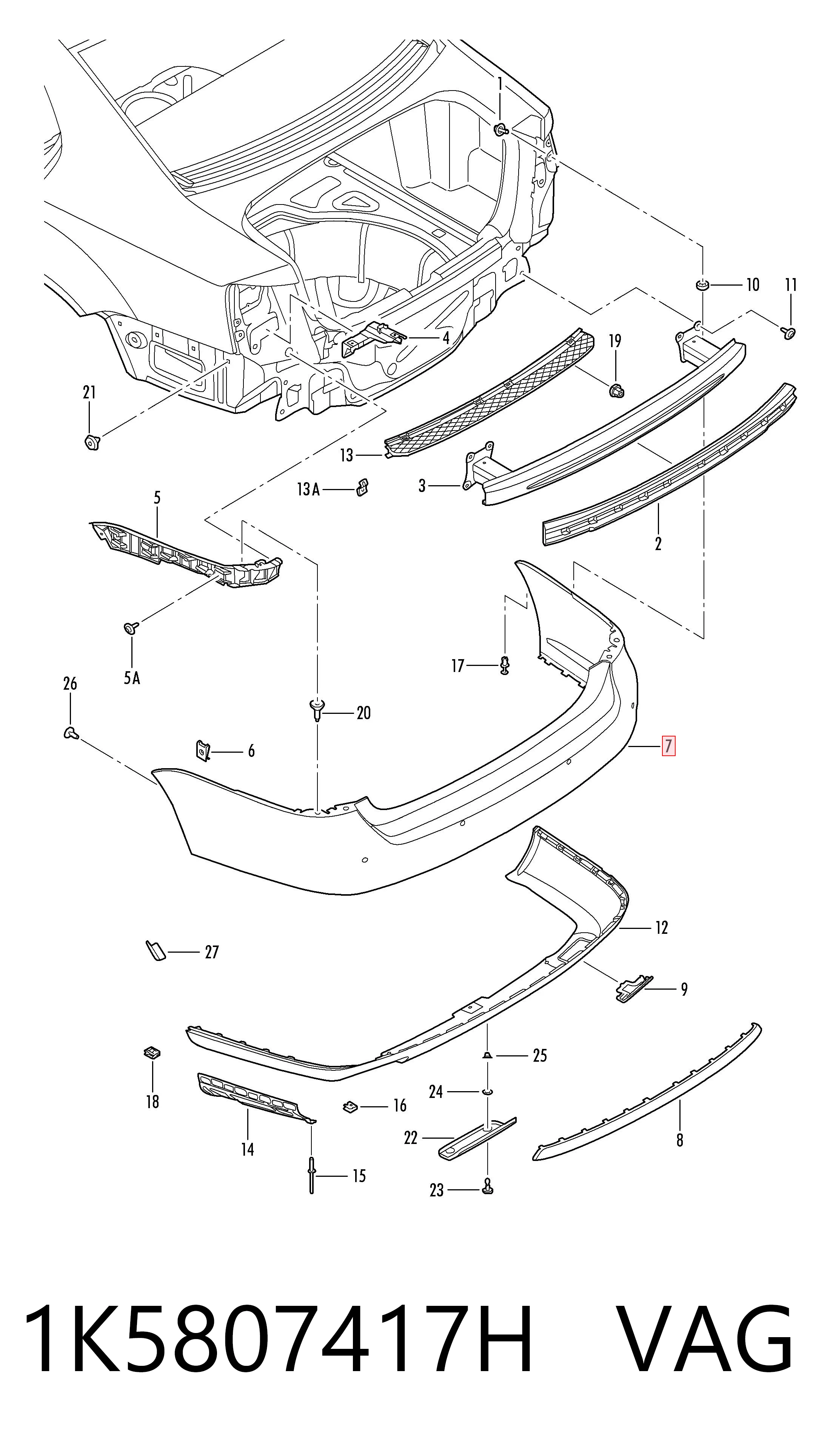 1K5807417H VAG