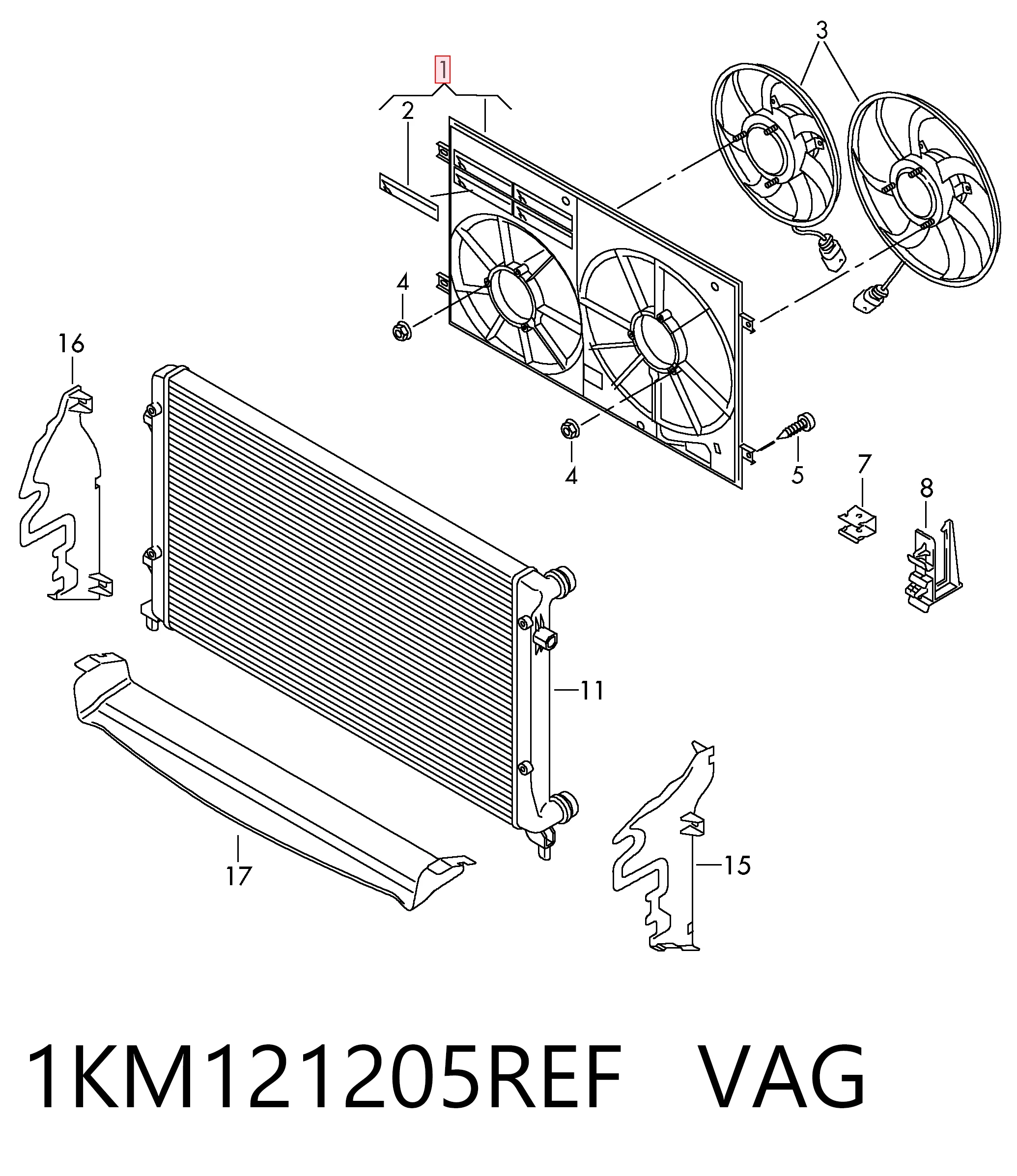 1KM121205REF VAG