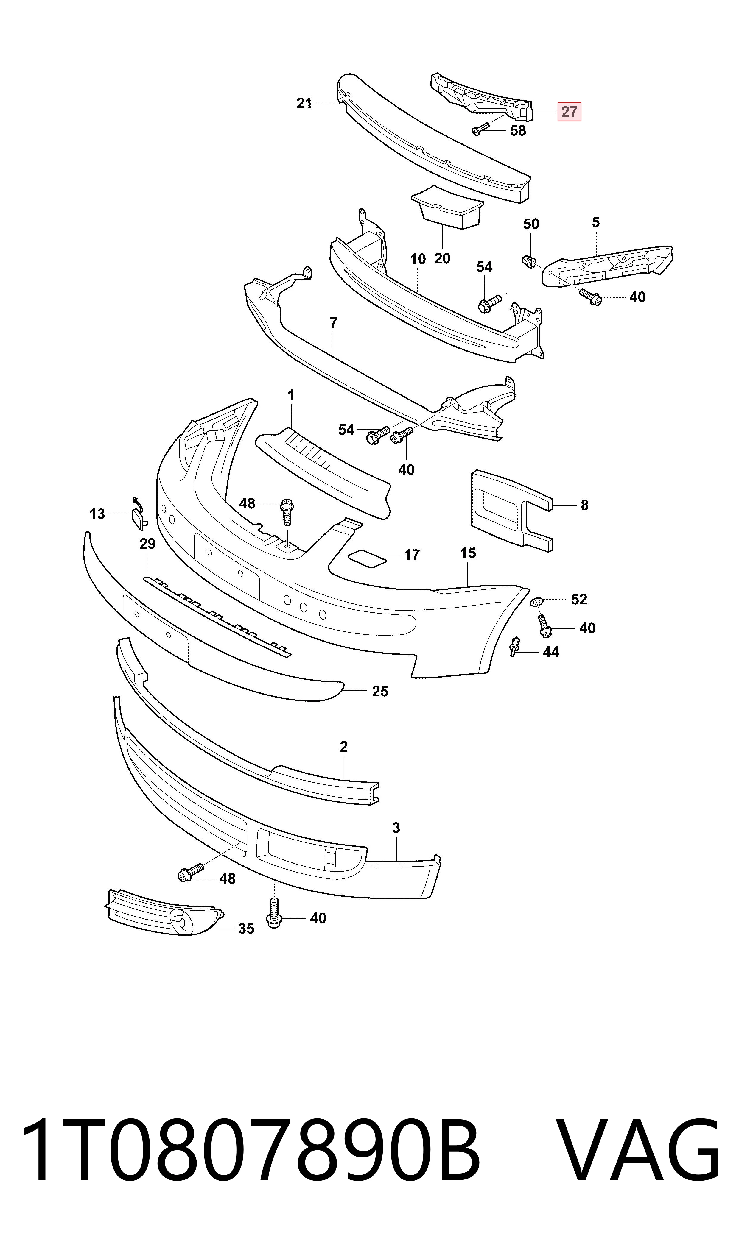 1T0807890B VAG