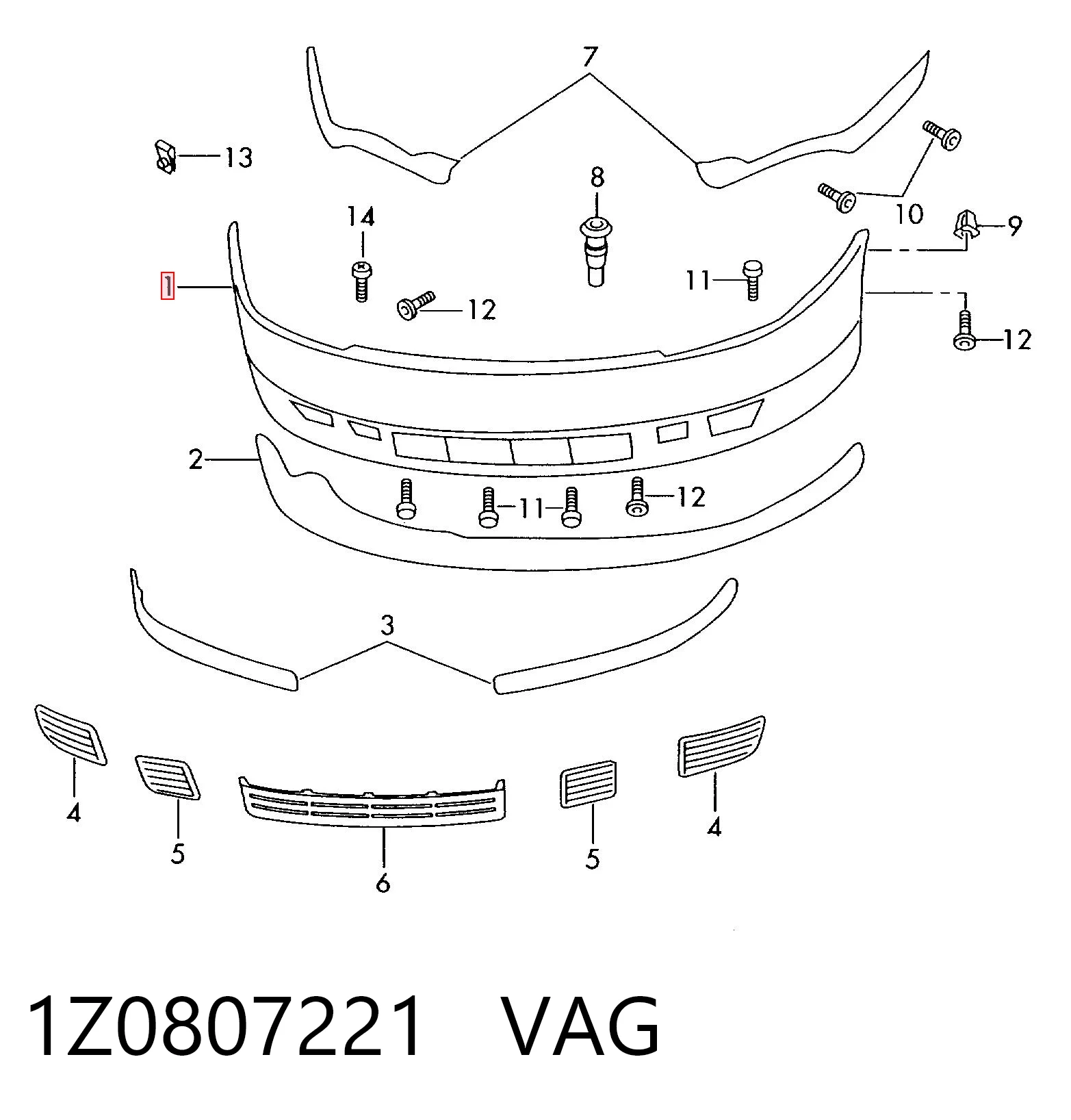 1Z0807221 VAG