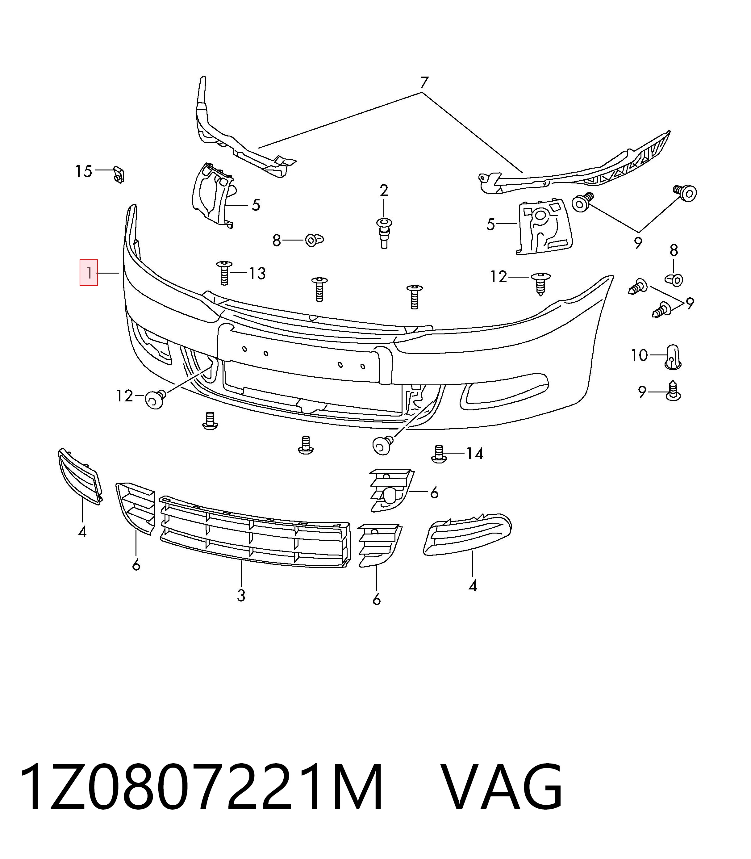 1Z0807221M VAG