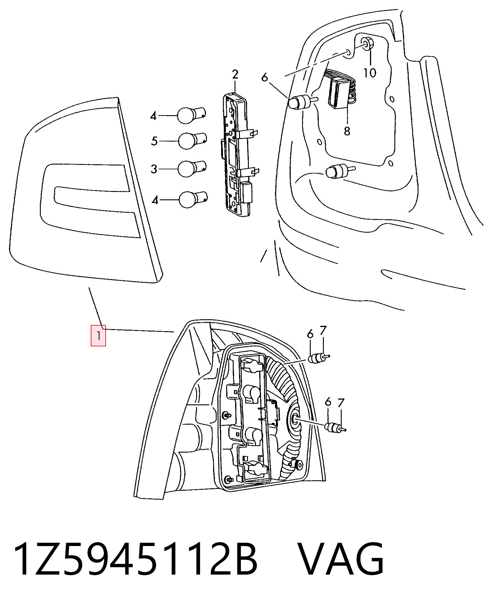 1Z5945112B VAG