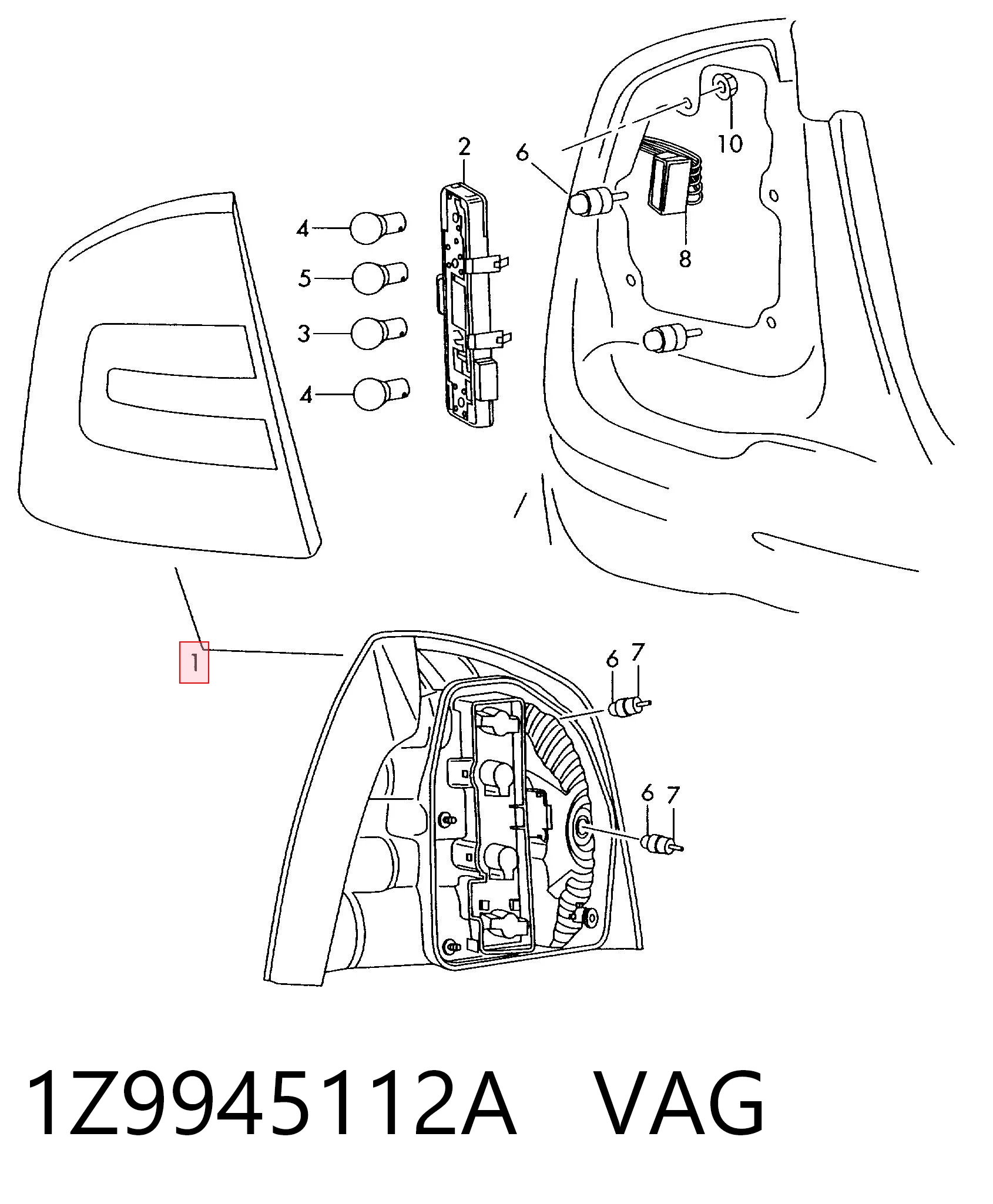 1Z9945112A VAG
