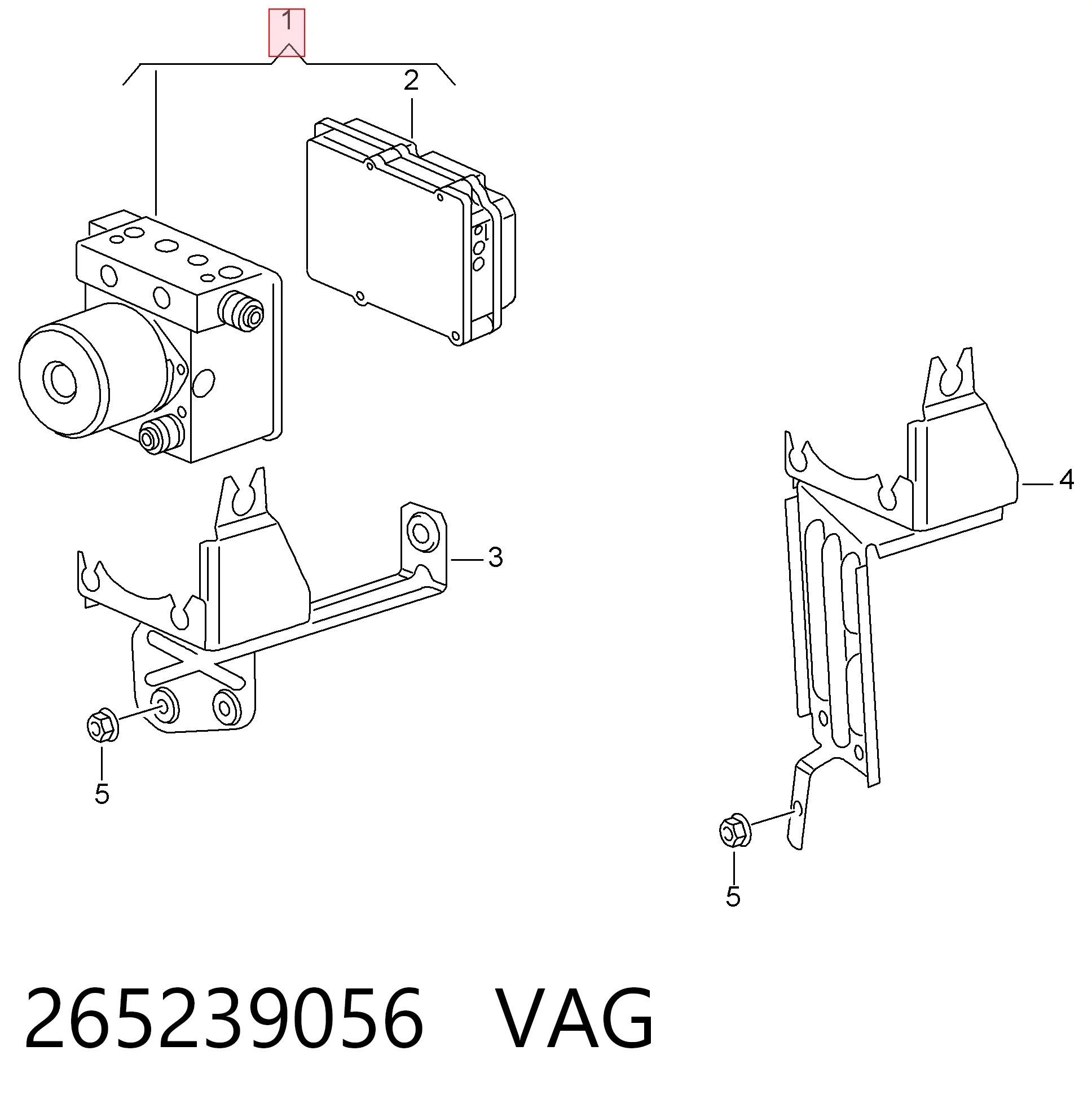 Sterownik ABS  hydrauliczny Volkswagen Polo V hatchback (6R1, 6C1) (2009 - 2022) cena, od 81,25 USD