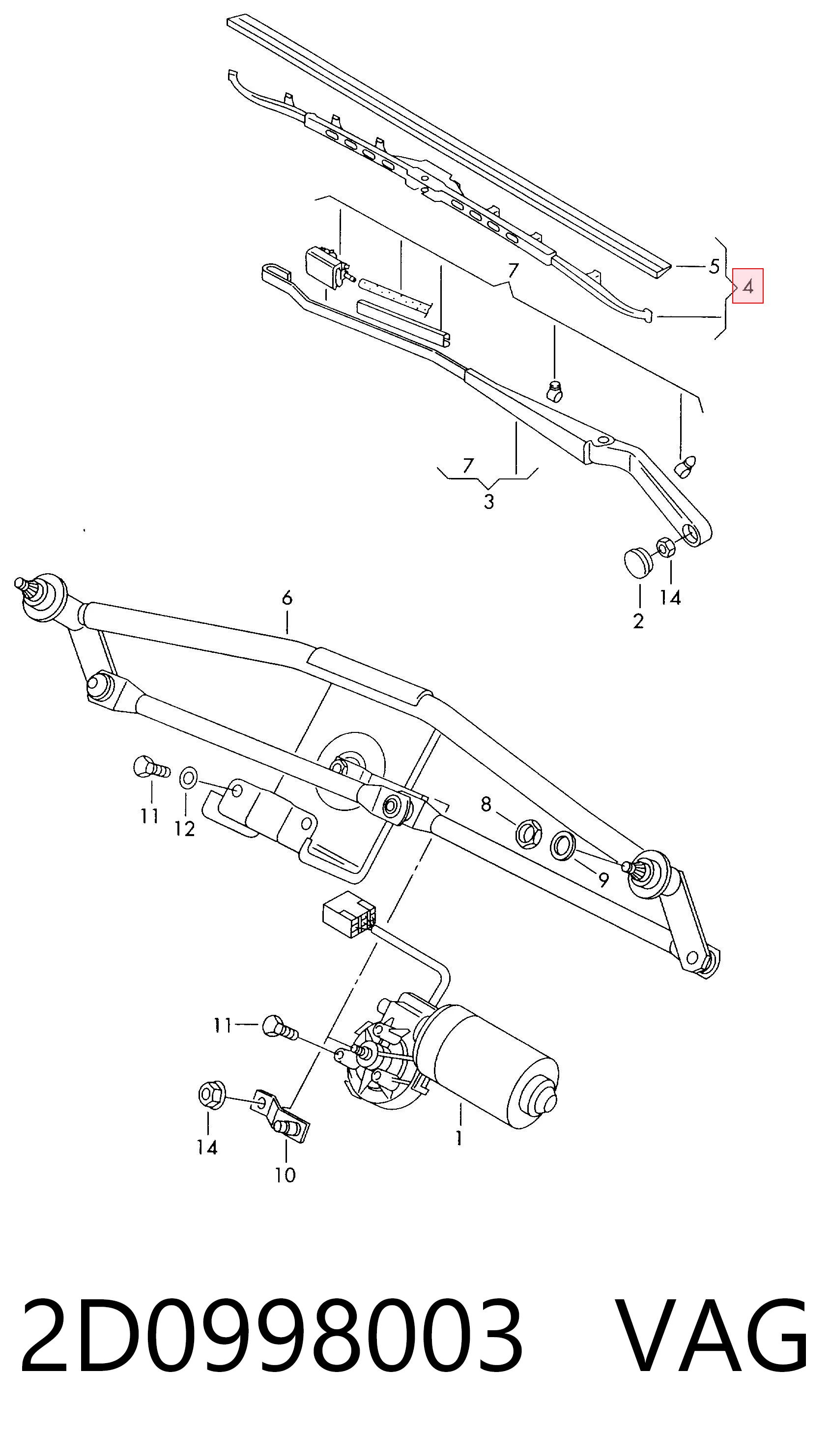 2D0998003 VAG