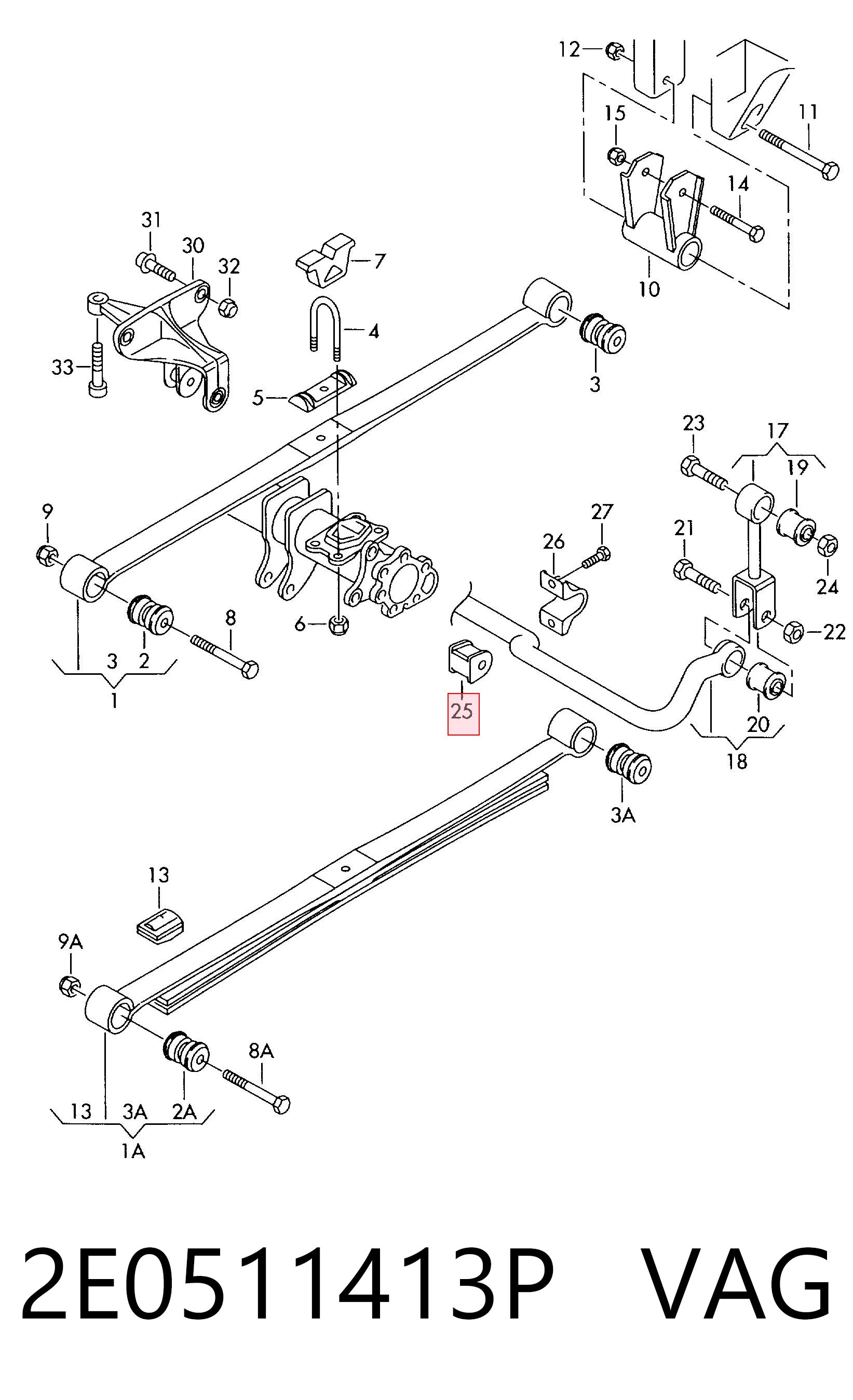 2E0511413P VAG