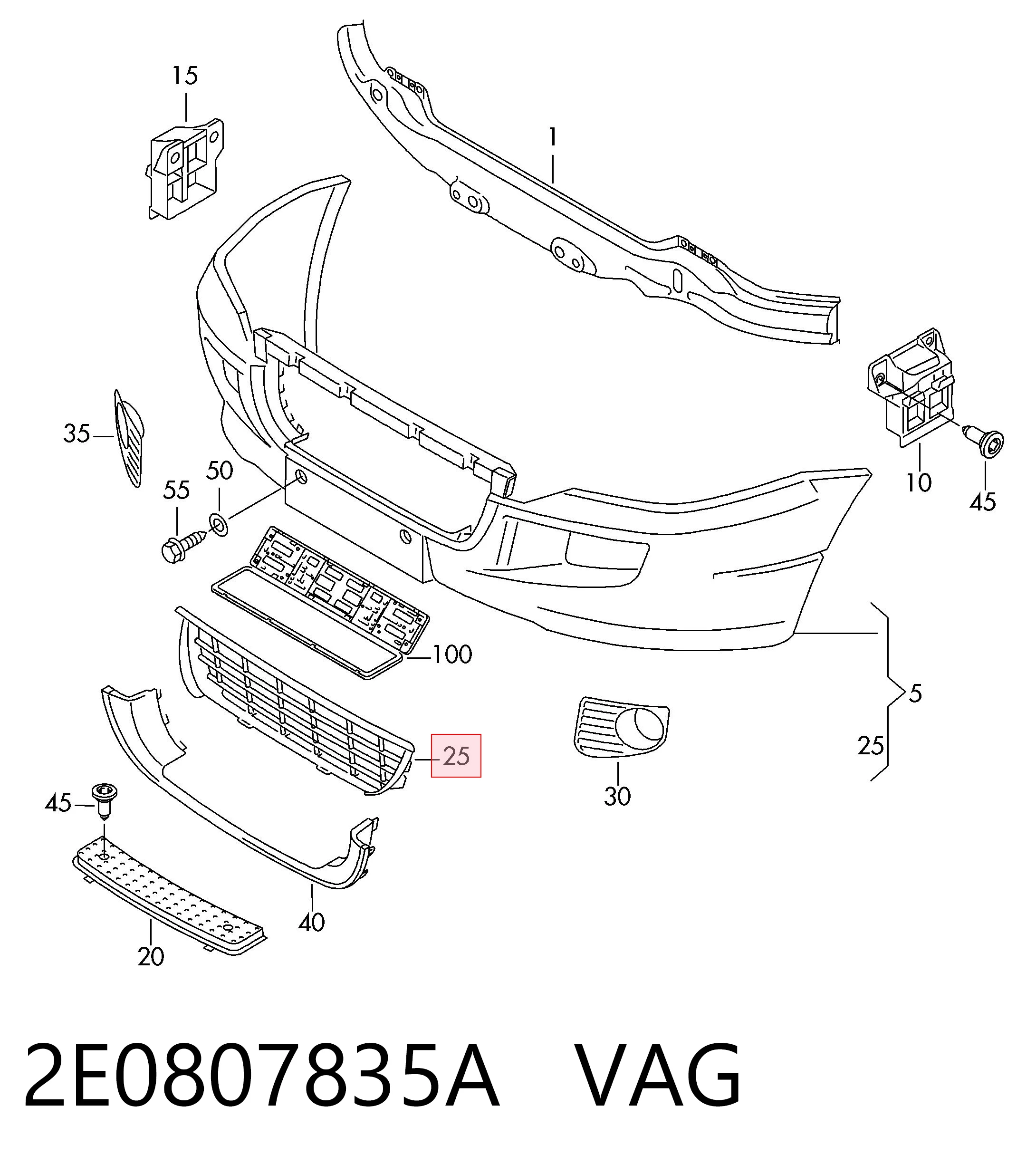 2E0807835A VAG
