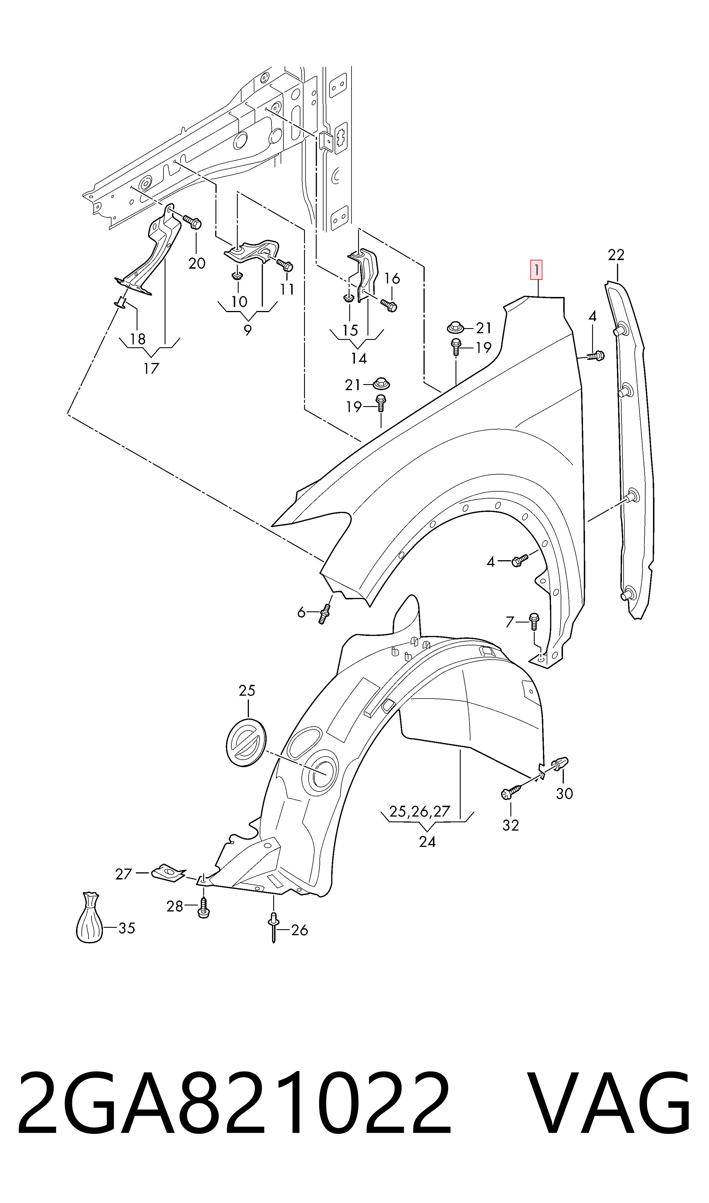 2GA821022 VAG