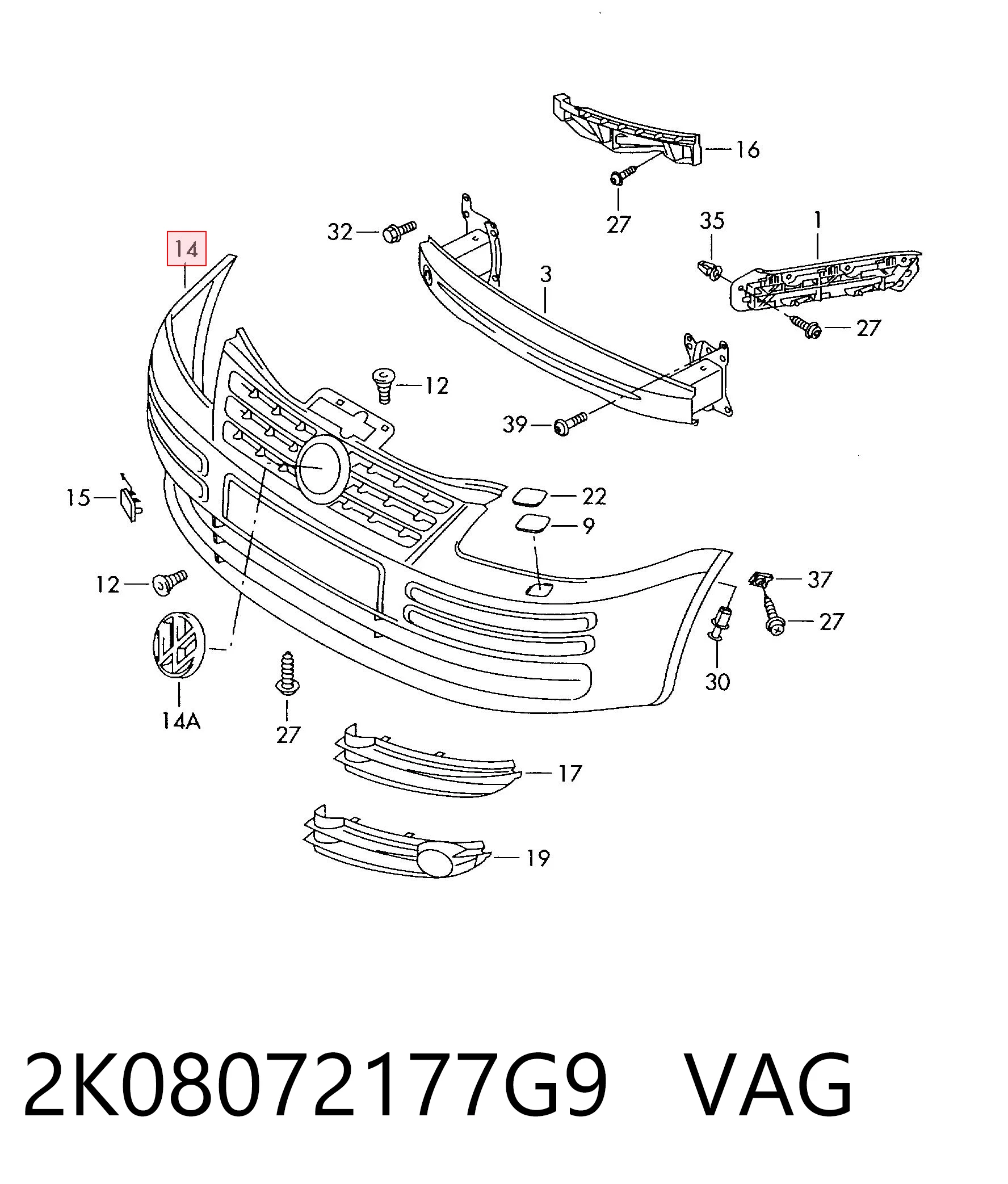 2K08072177G9 VAG