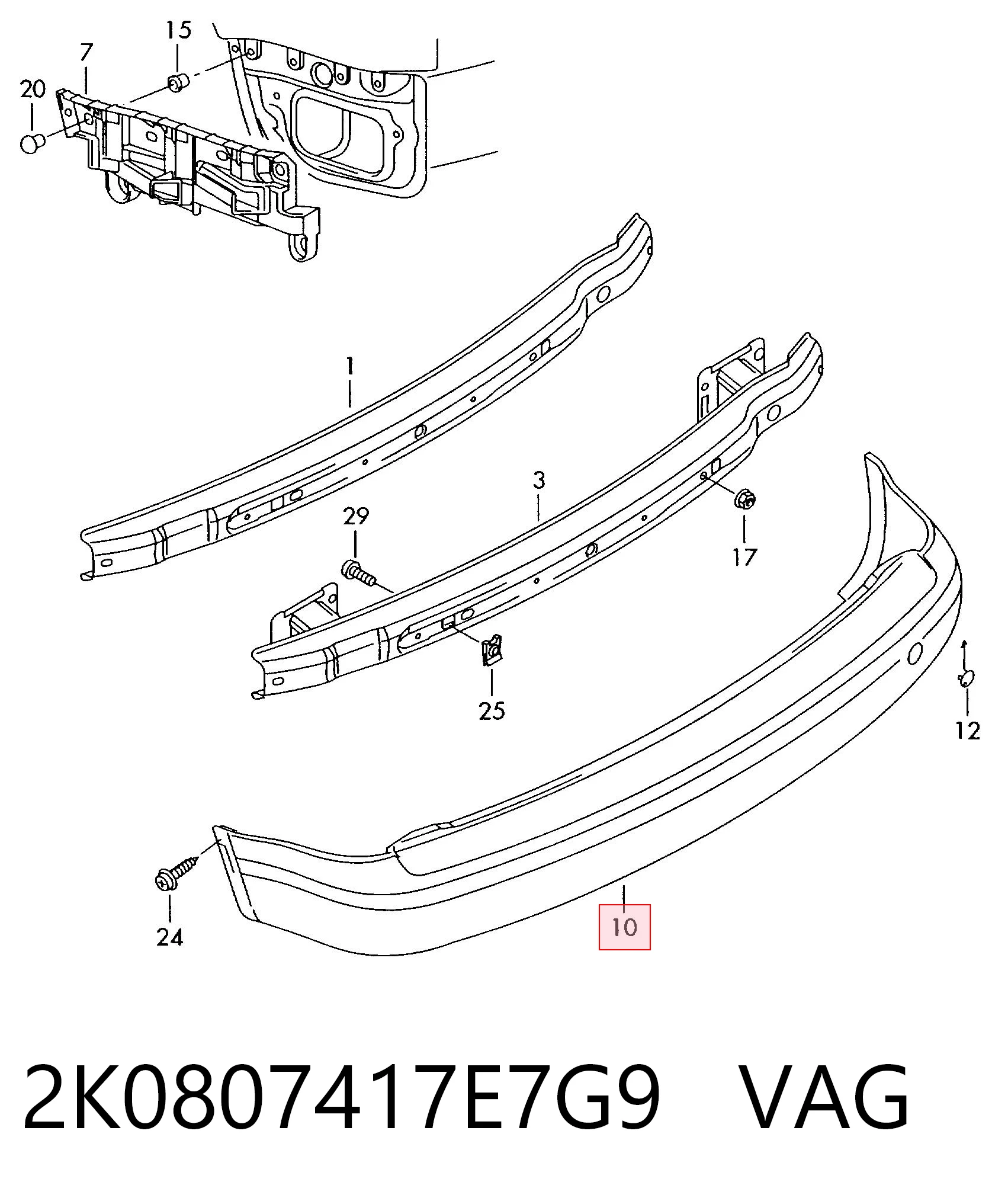 2K0807417E7G9 VAG