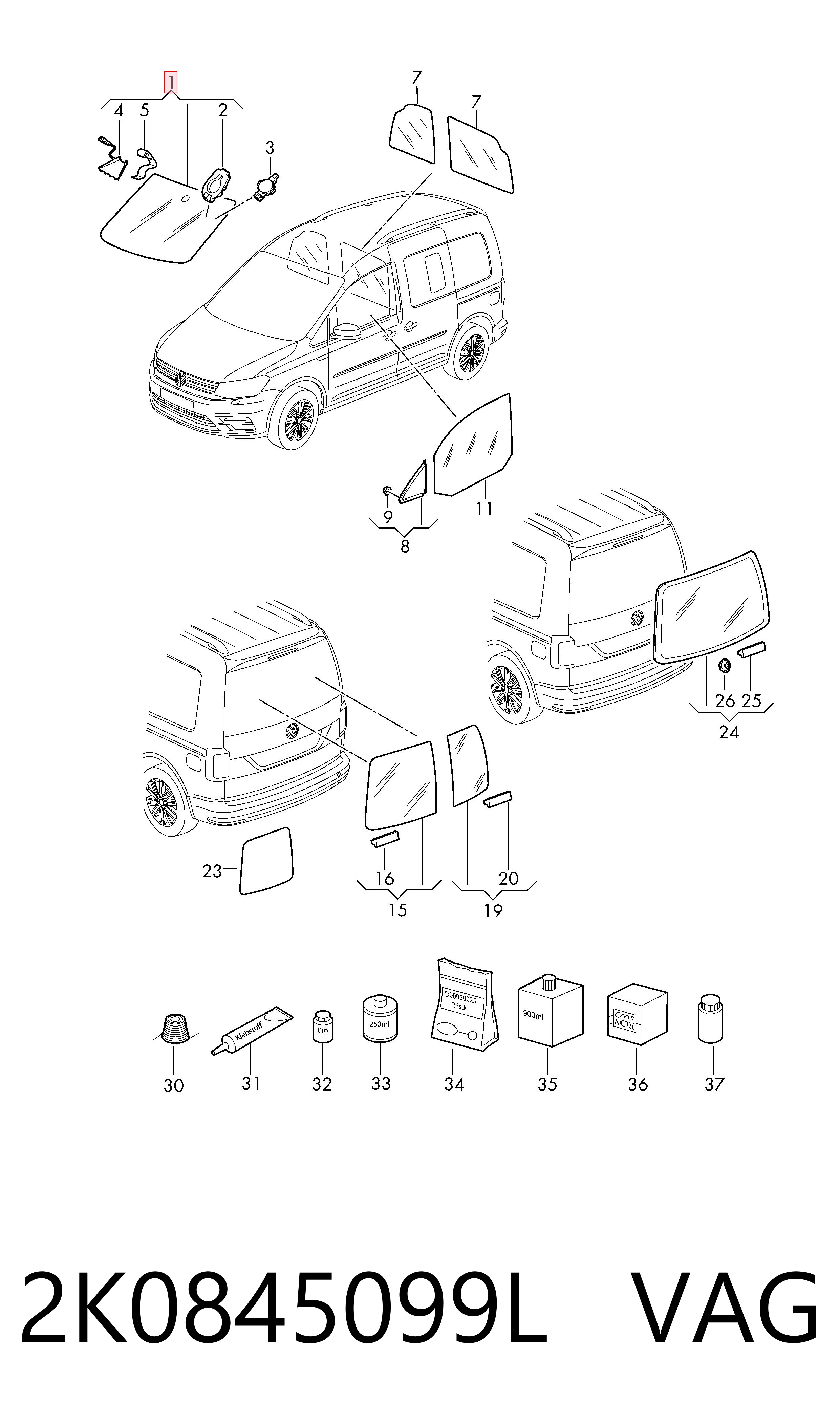 Volkswagen Caddy III (2004-2015)