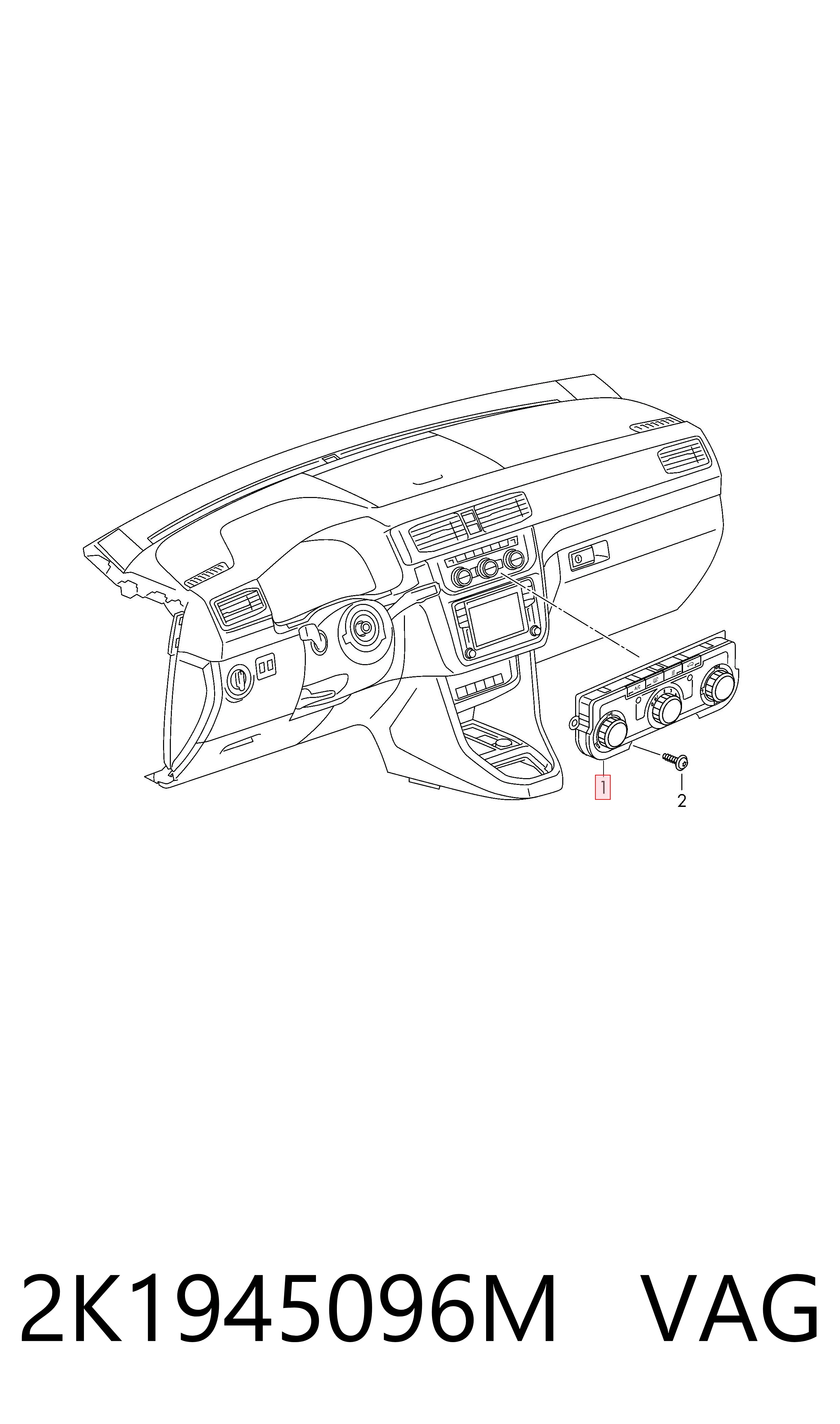  Lampa zespolona tylna prawa Volkswagen Caddy 4