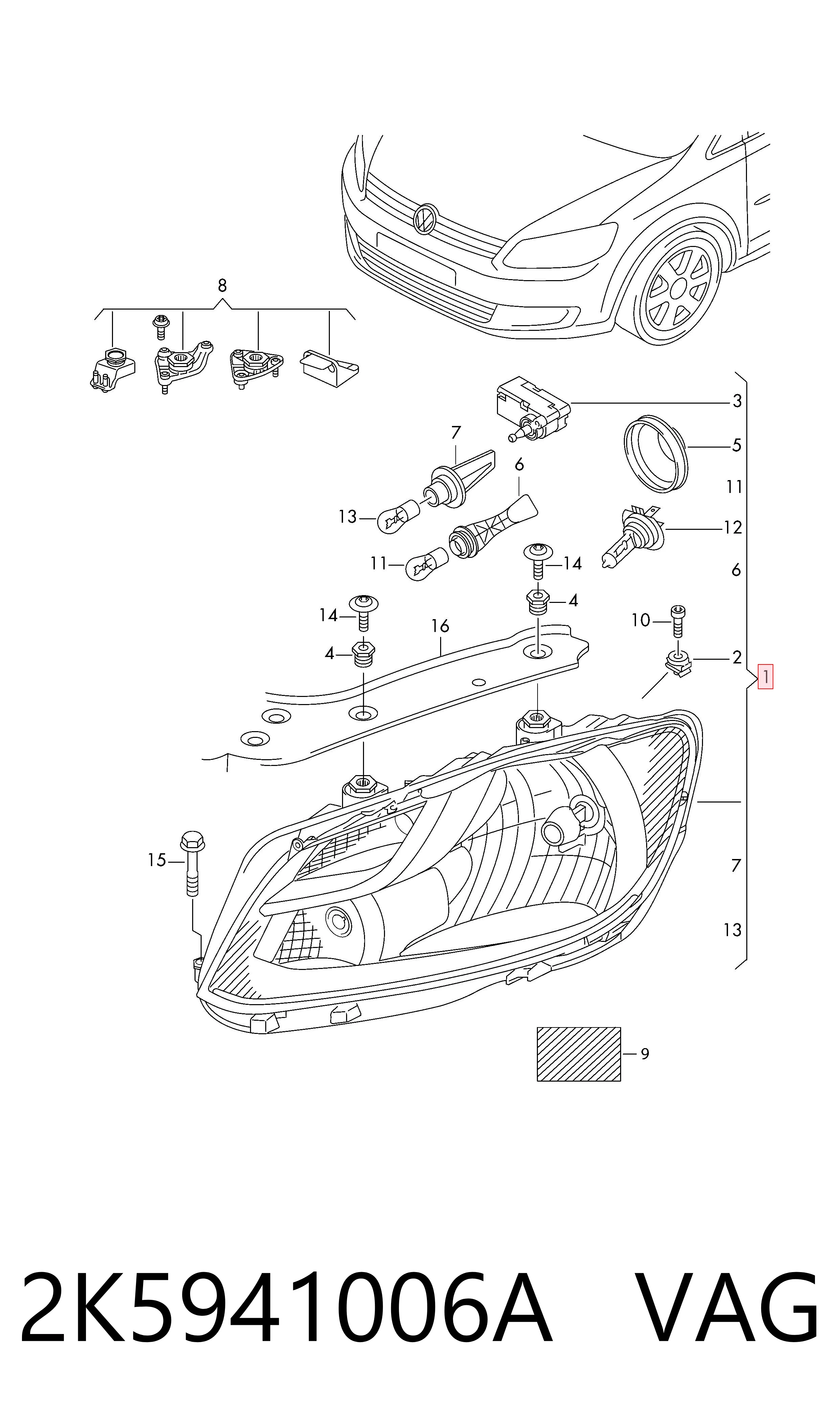 2K5941006A VAG
