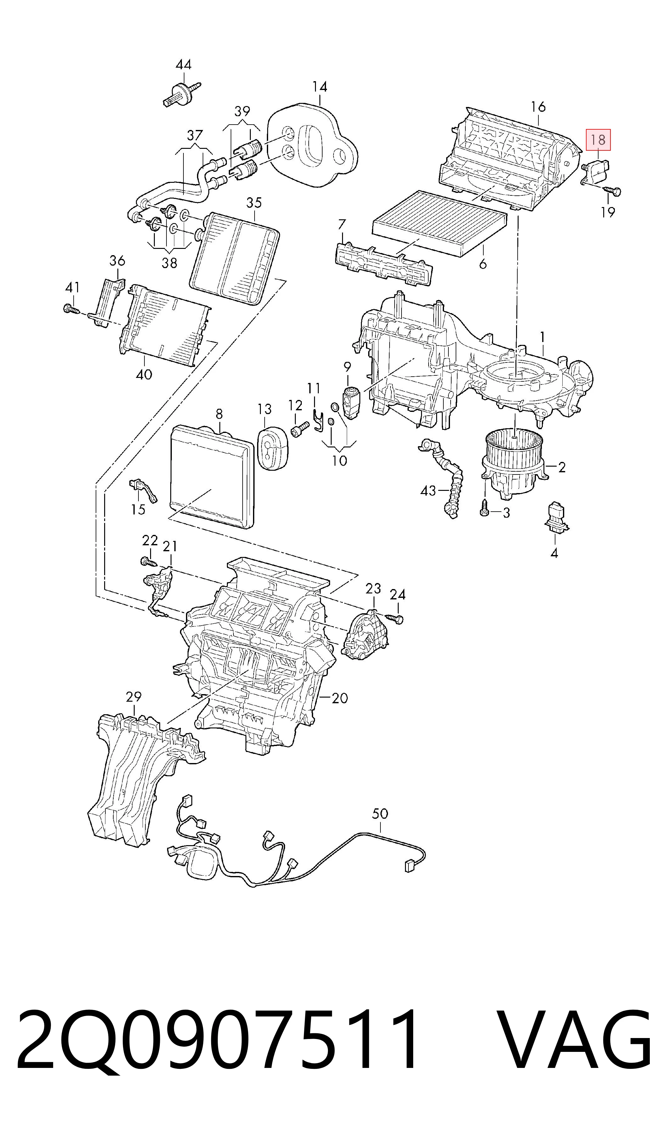  VAG 2Q0907511 cena, od 54,48 USD