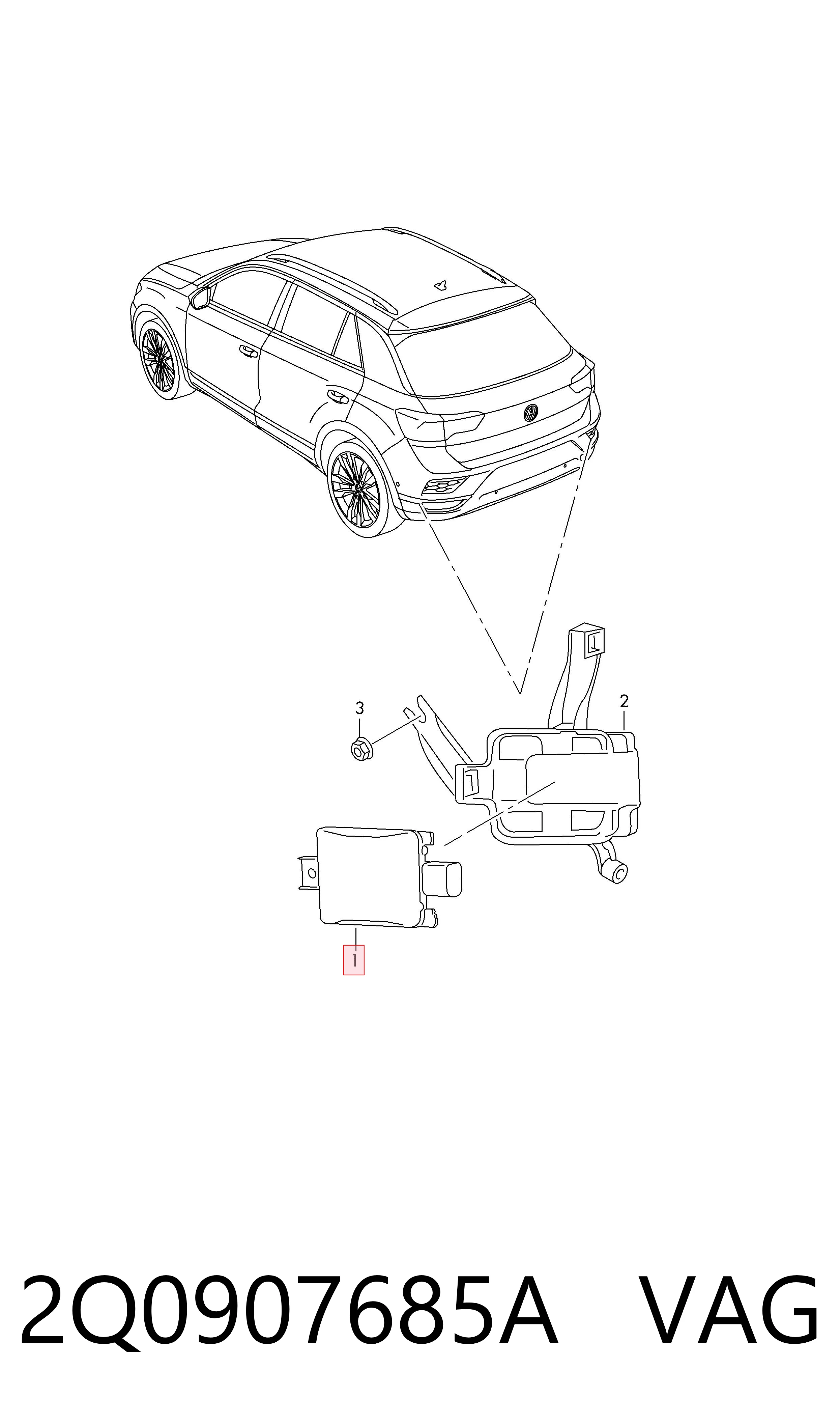 2Q0907685A VAG