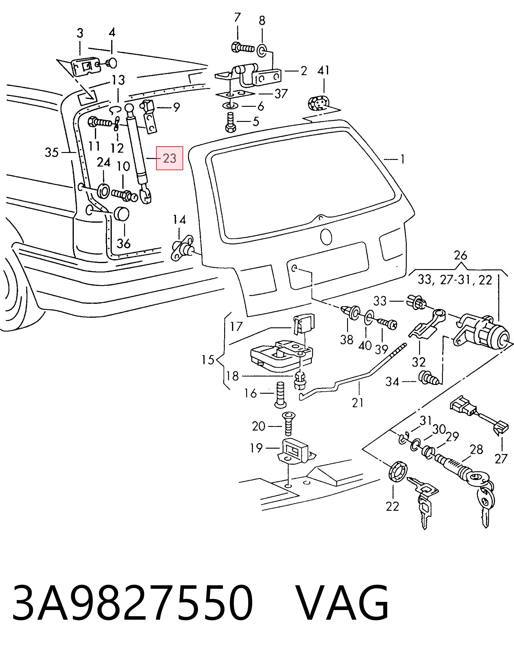 3A9827550 VAG