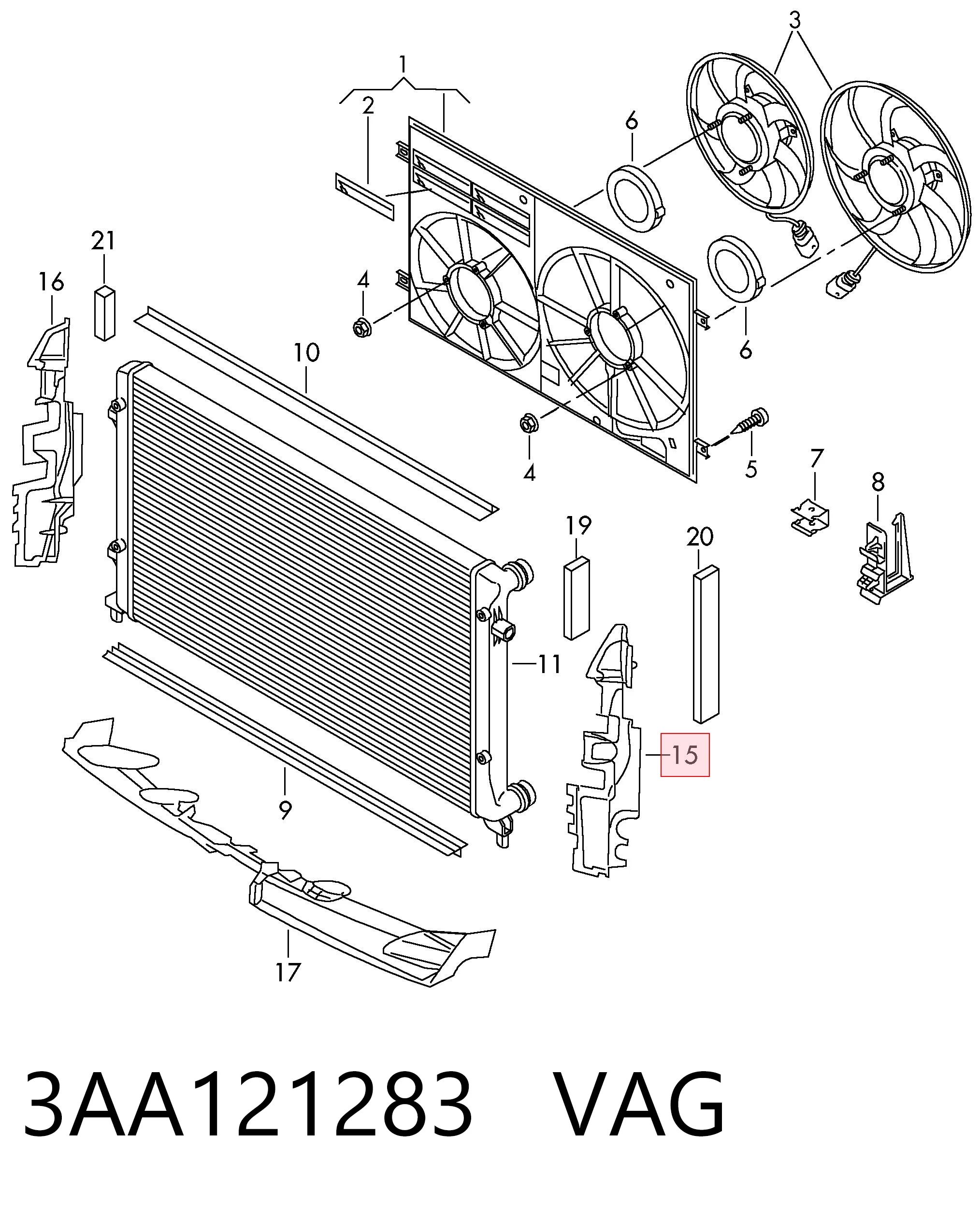 3AA121283 VAG