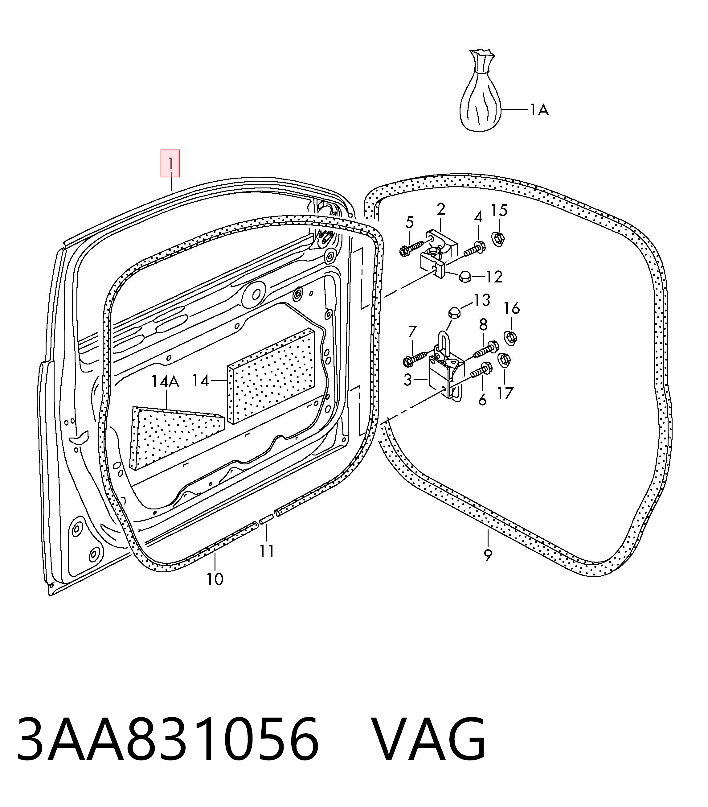 3AA831056 VAG