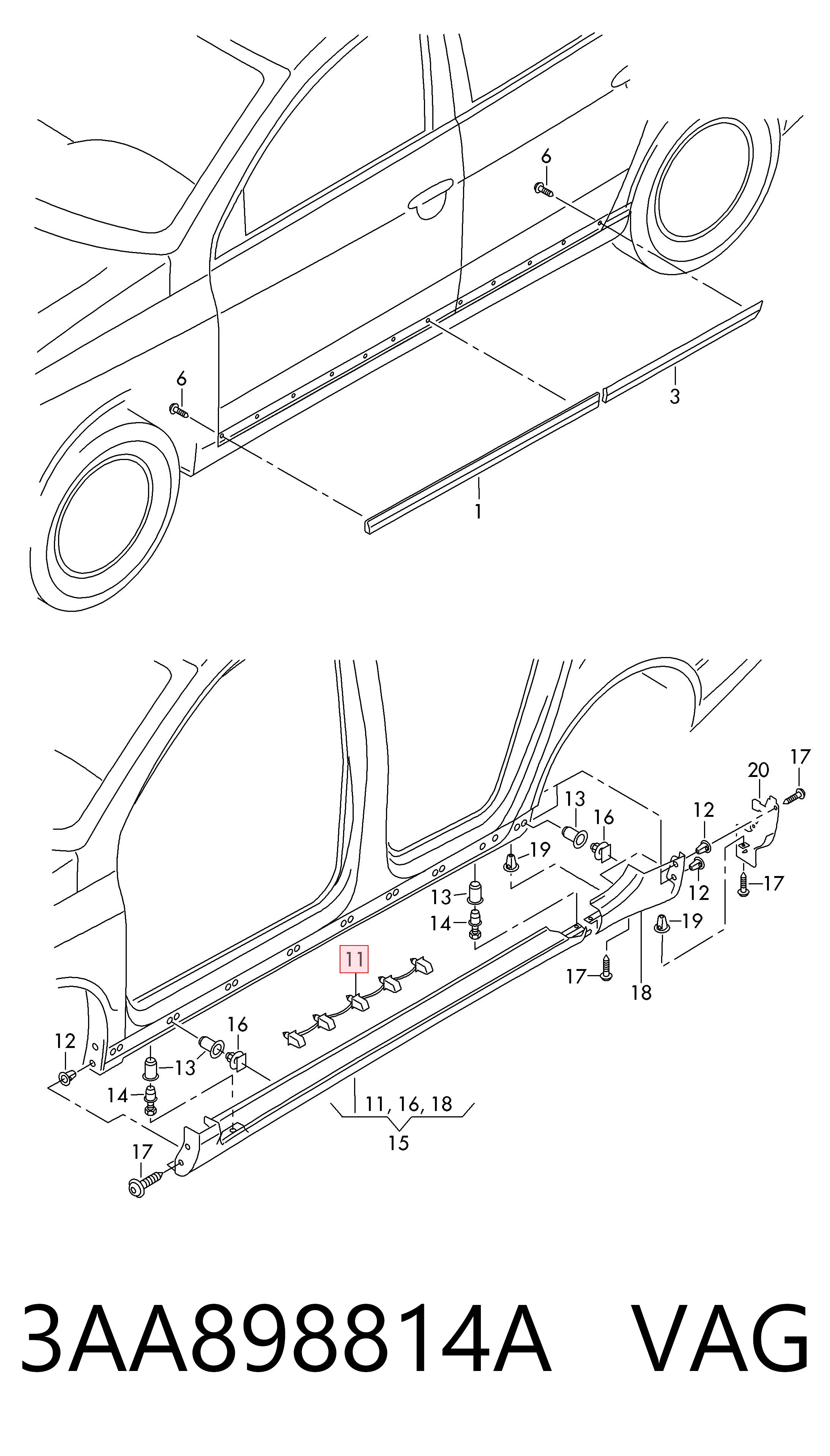 3AA898814A VAG 