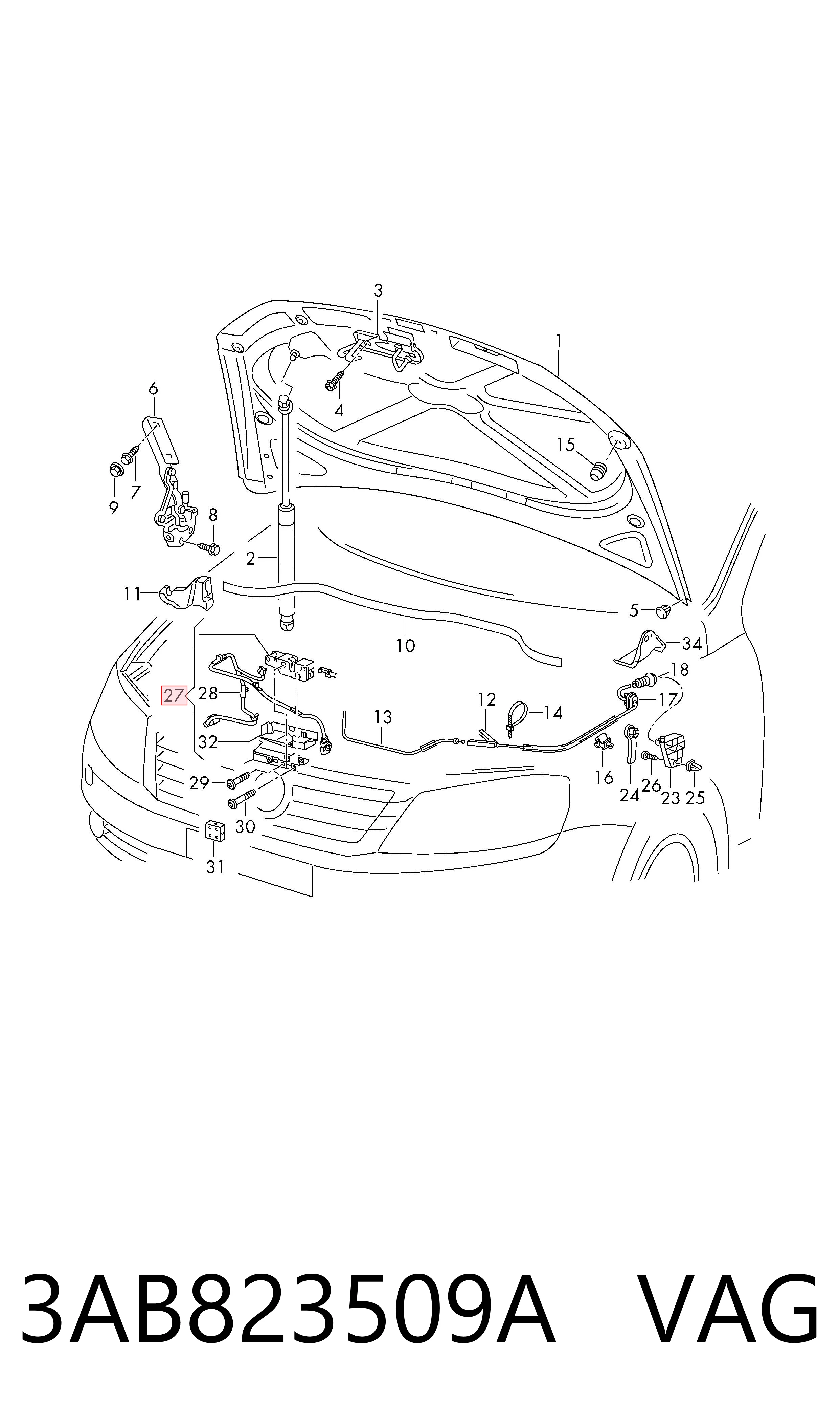 3AB823509A VAG