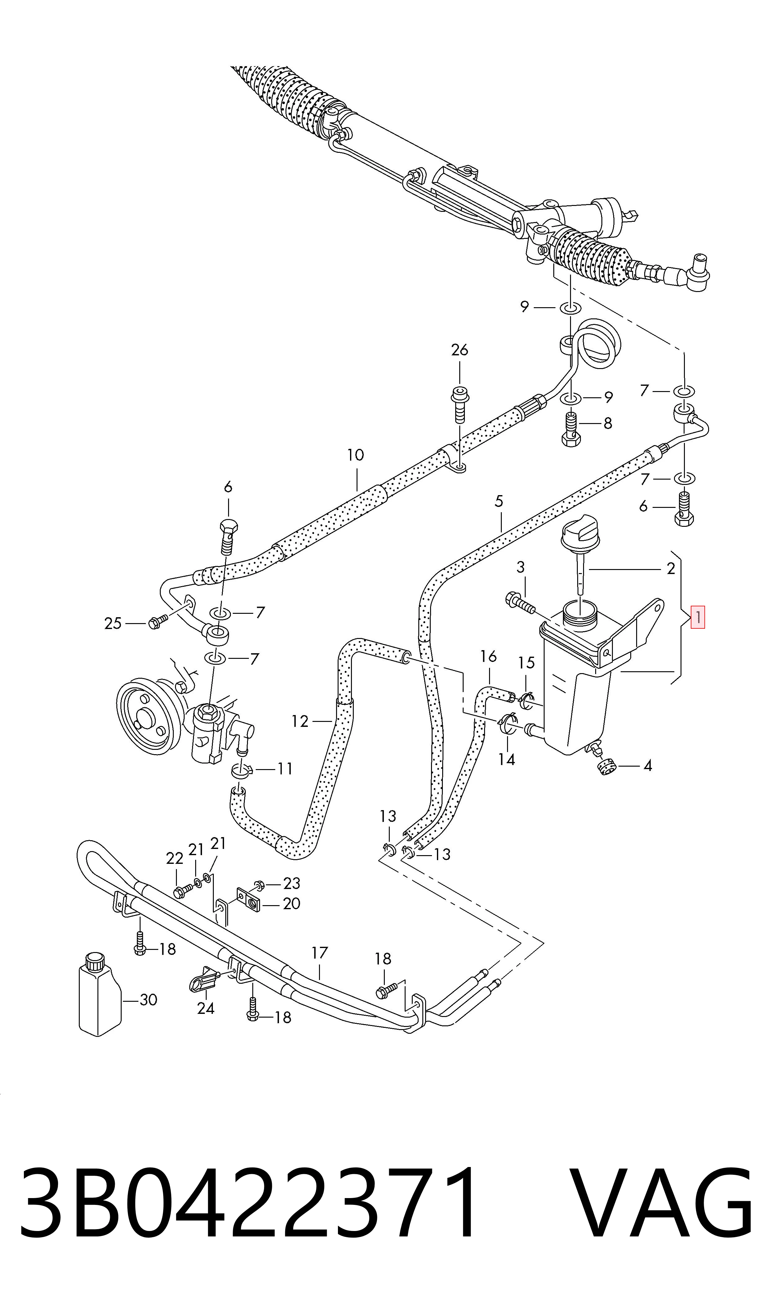 3B0422371 VAG
