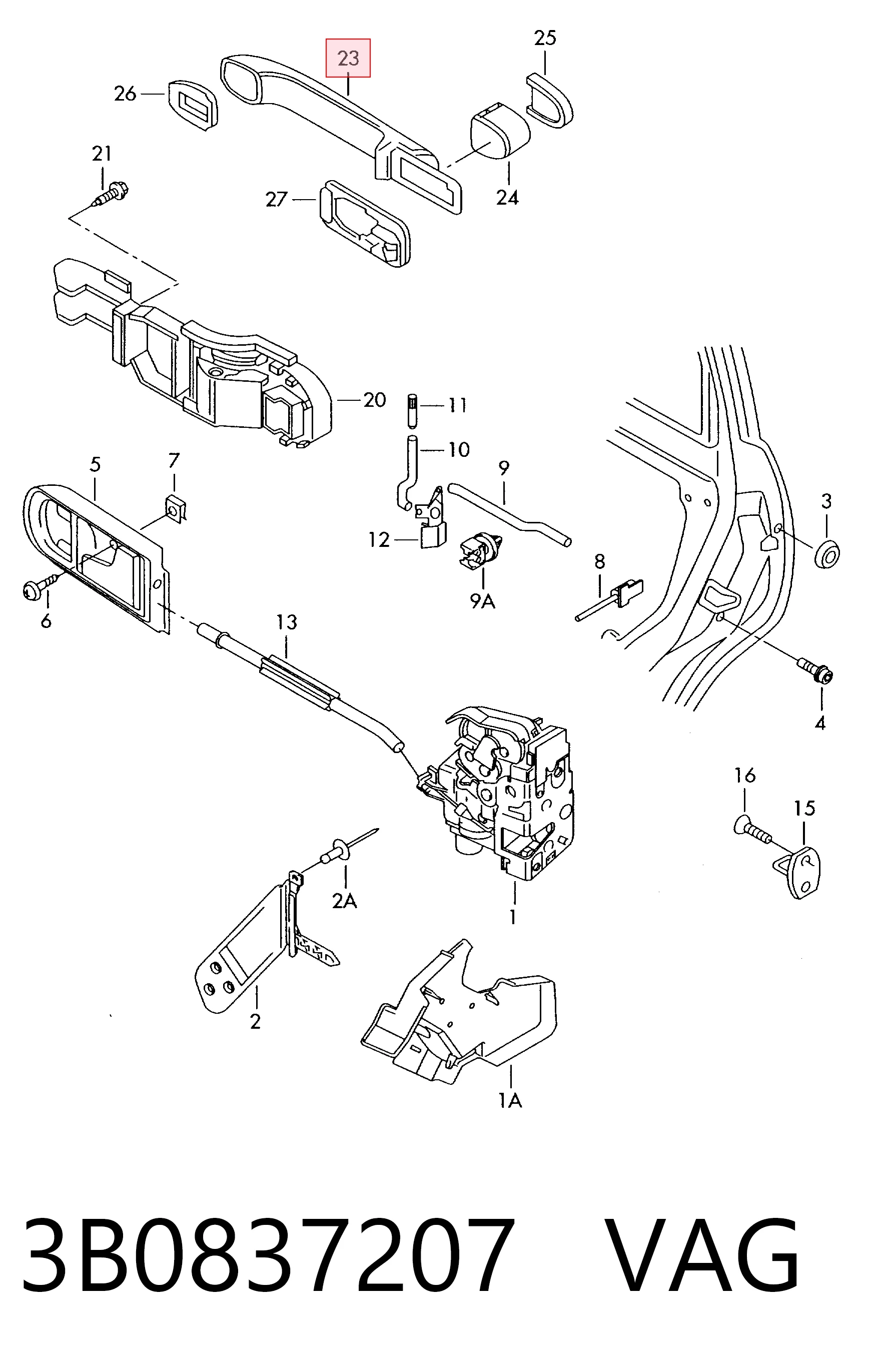 3B0837207 VAG