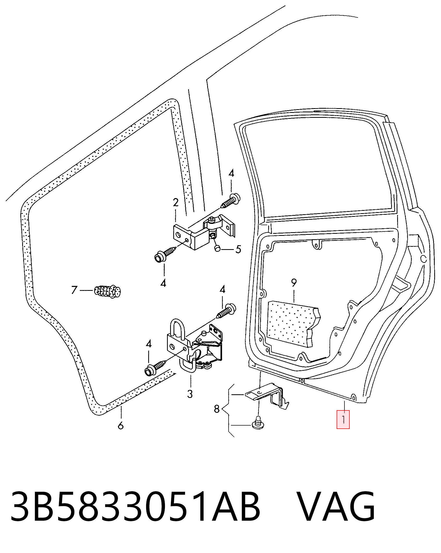3B5833051AB VAG
